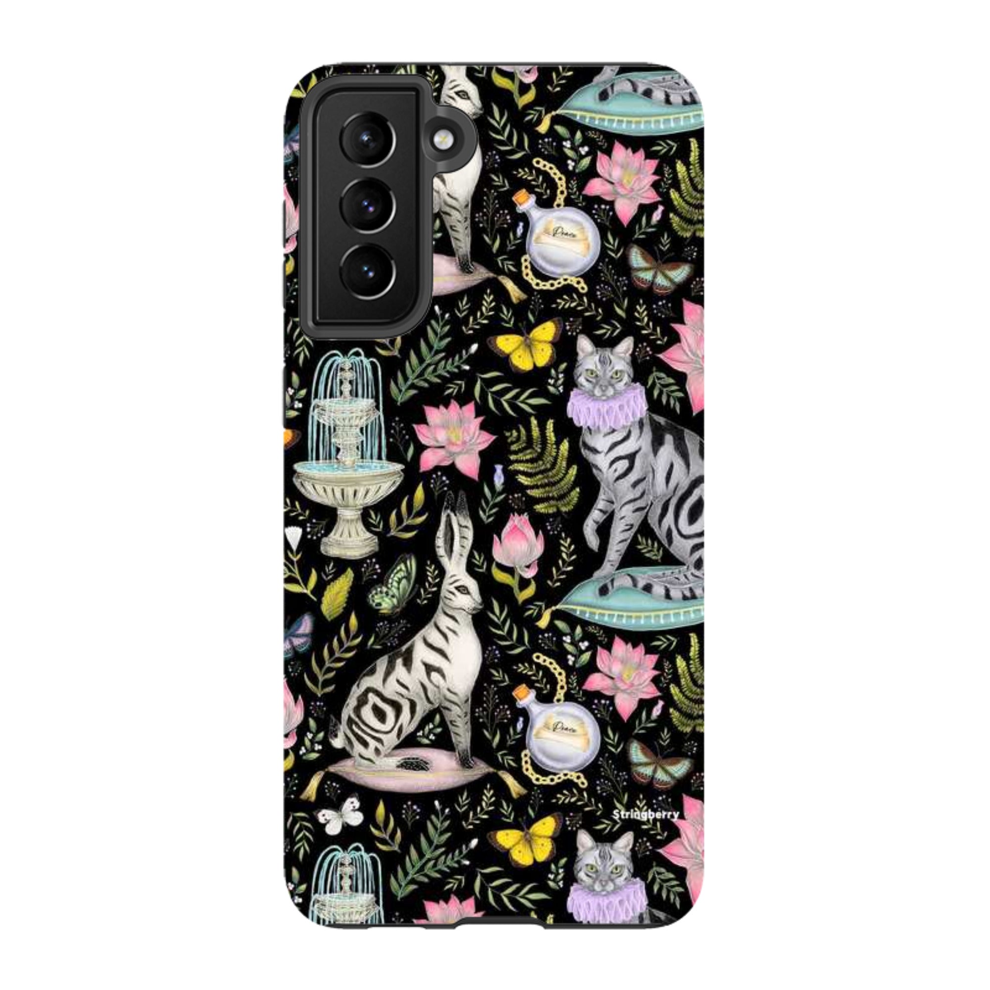Samsung Tough Case - Lotus Garden By Catherine Rowe