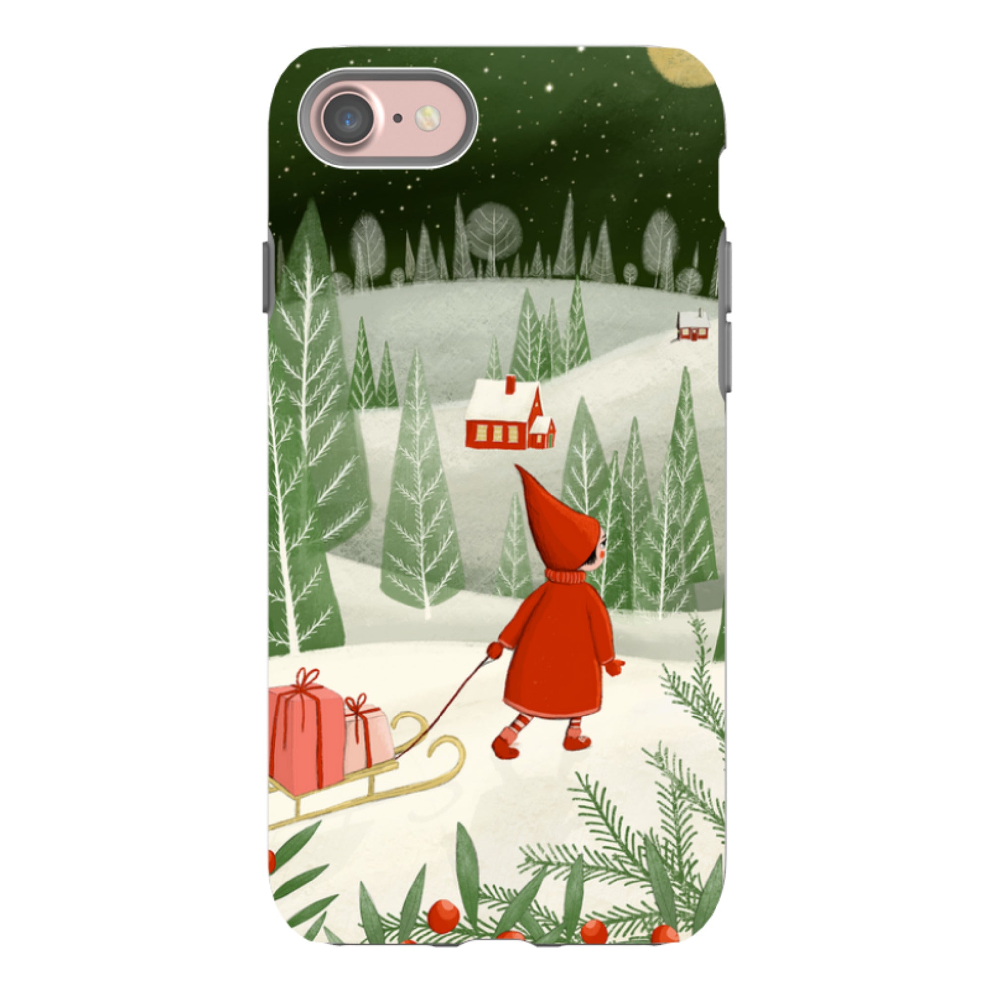 iPhone Tough Case - Christmas Night By Maja Lindberg