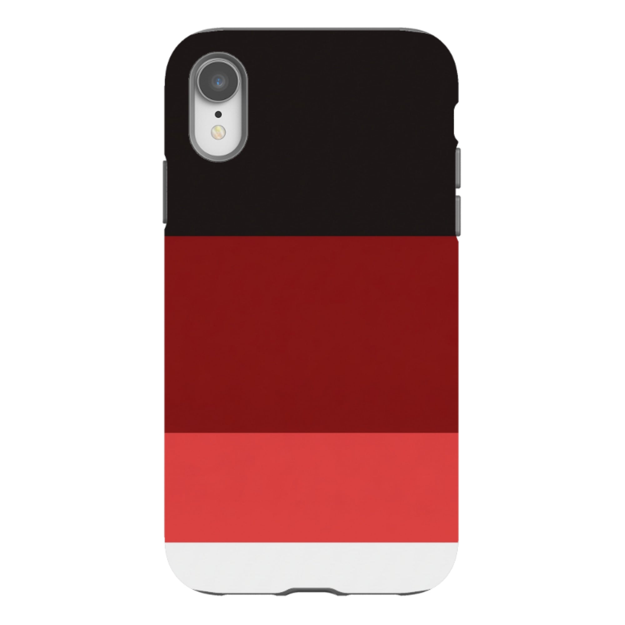 iPhone Tough Case - Crimson and Black Gradient