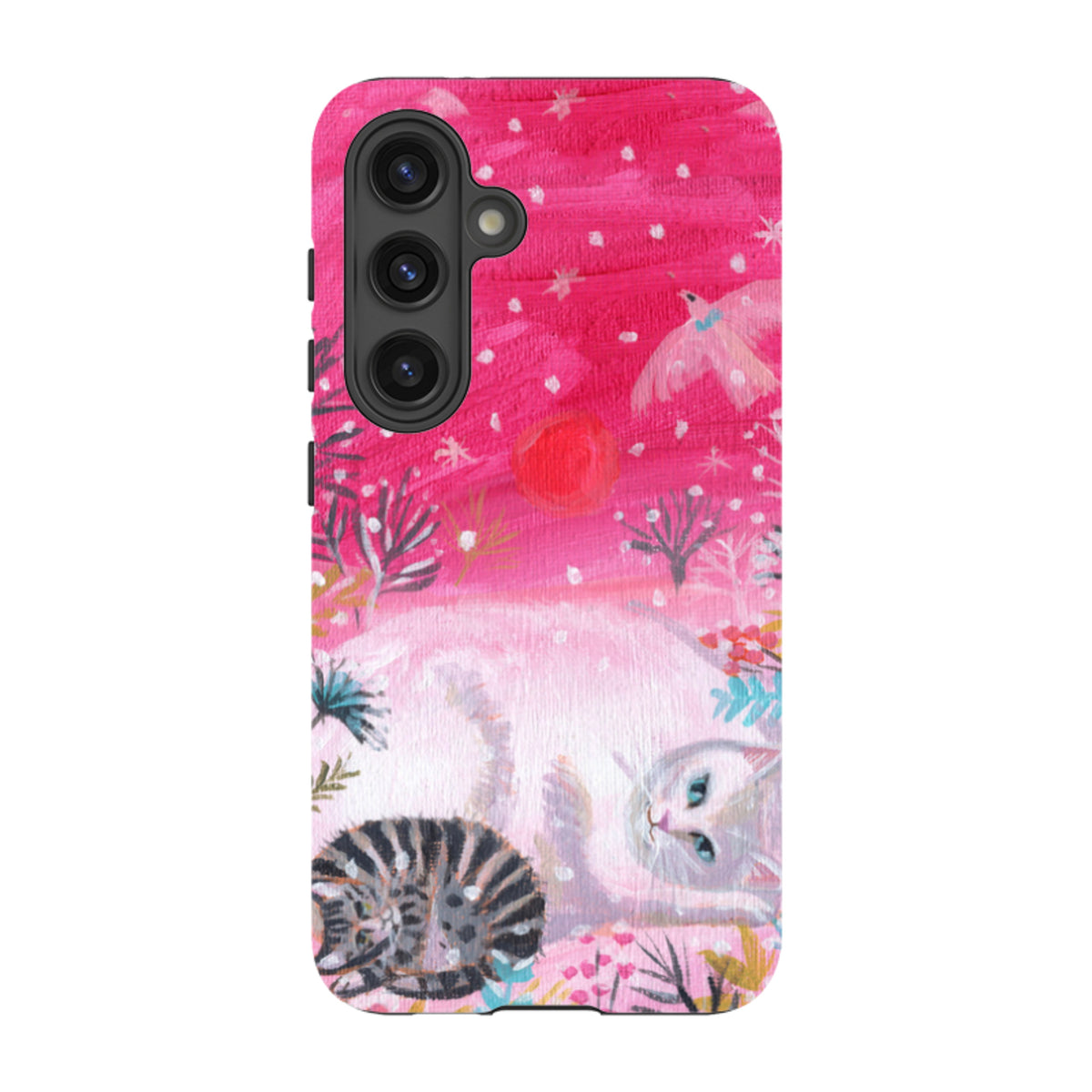 Samsung Tough Case - Christmas Cats By Mary Stubberfield