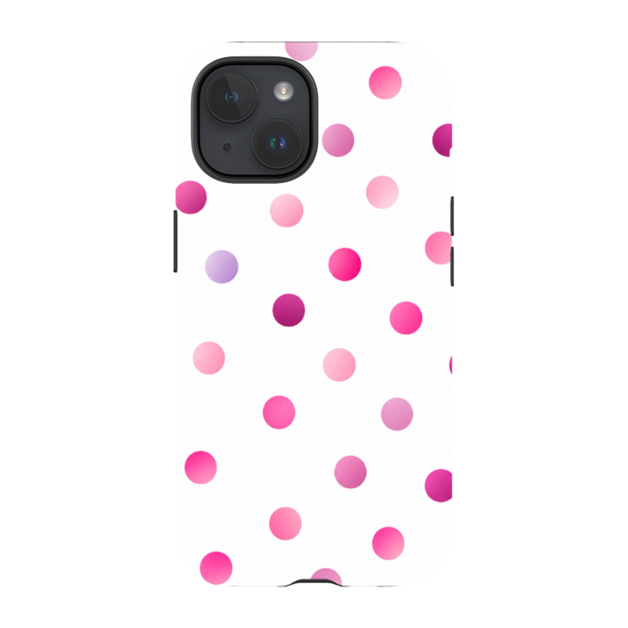 iPhone Tough Case - Pink Polka Dot