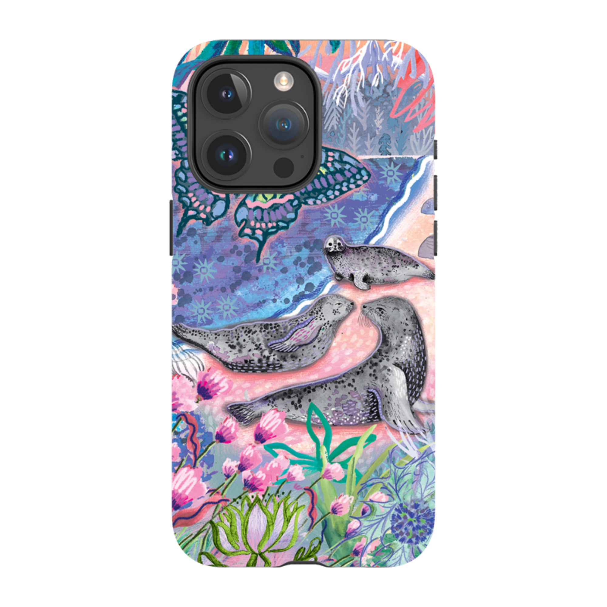 iPhone MagSafe Tough Case - Scenic Seals Of Norfolk By Emma Frances Grant
