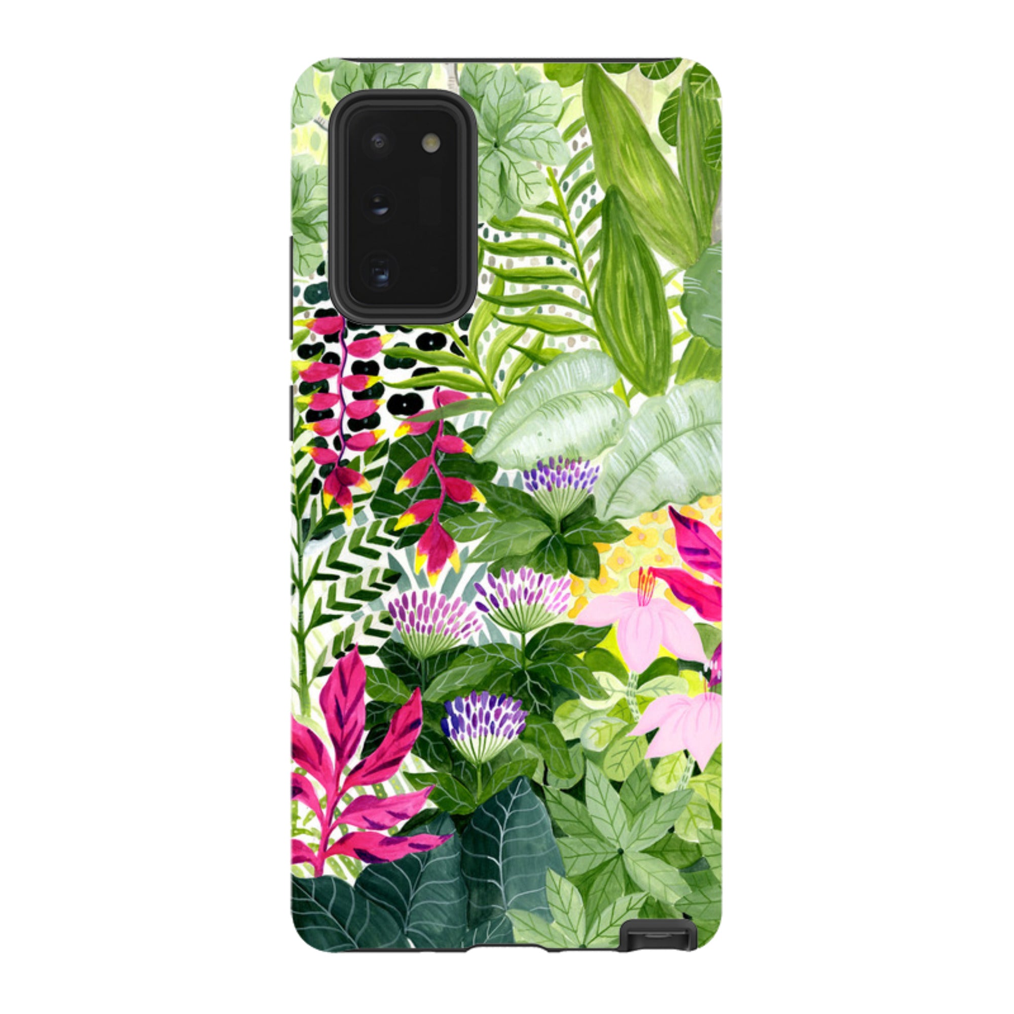 Samsung Tough Case - Pink Botanical By Bex Parkin