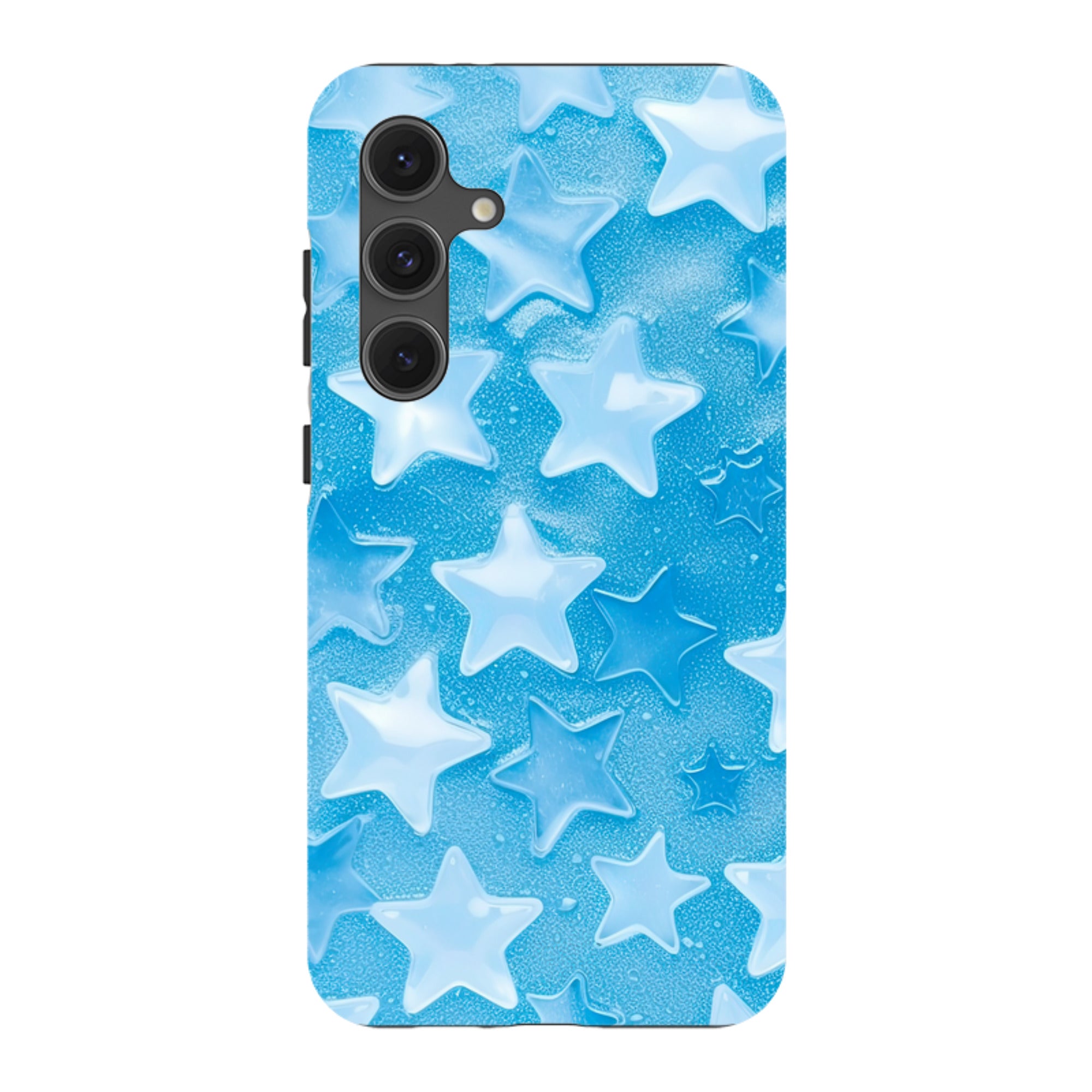 Samsung Tough Case - Blue Stars I  (Case Does Not Glitter)