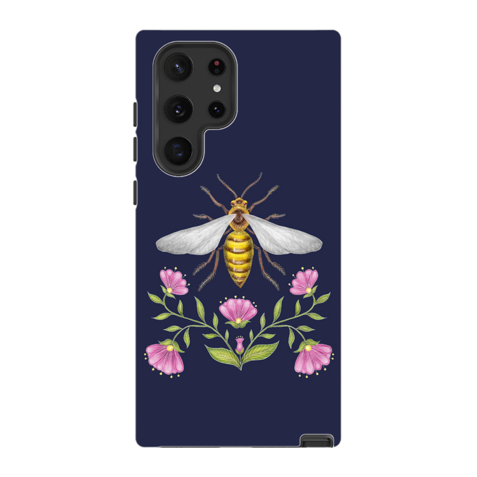 Samsung Tough Case - Wings Of Freedom Navy By Catherine Rowe