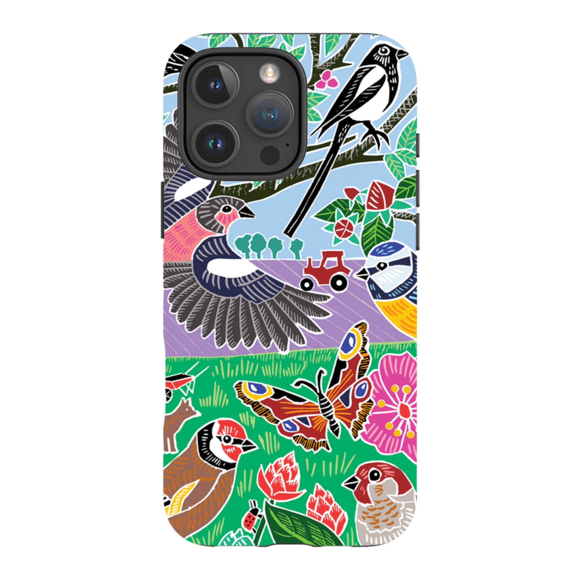 iPhone Tough Case - Garden Bird Jigsaw B By Kate Heiss
