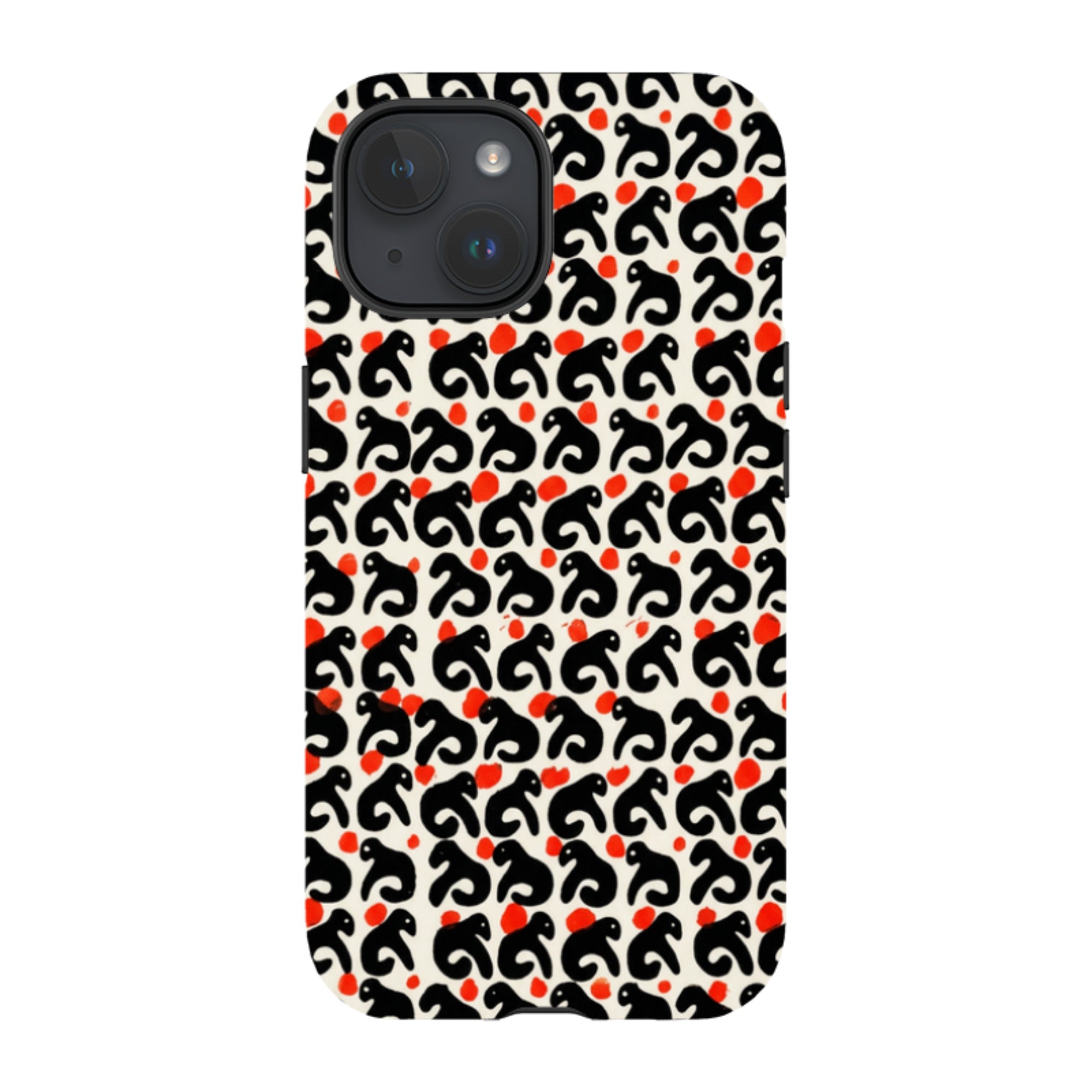 iPhone Tough Case - Abstract Cutouts