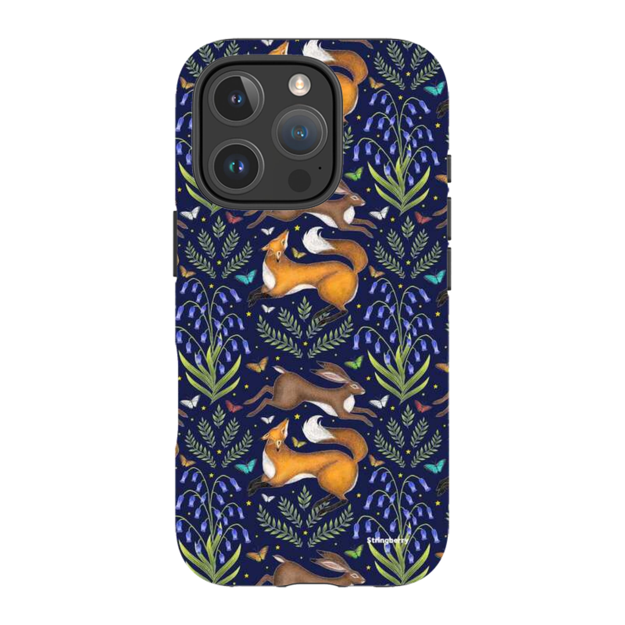 iPhone Tough Case - Fox And Hare By Catherine Rowe