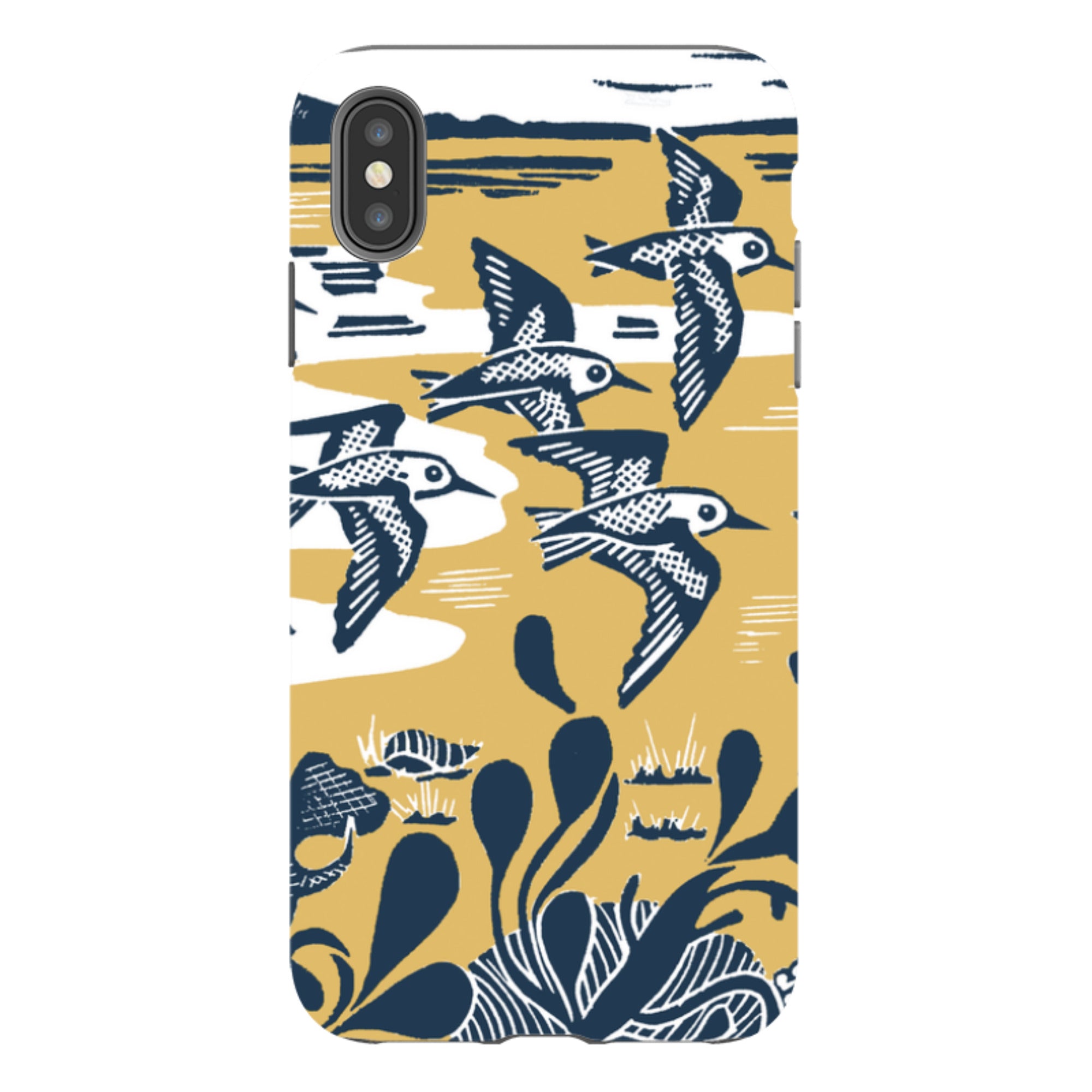 iPhone Tough Case - Sanderlings At The Shore By Kate Heiss