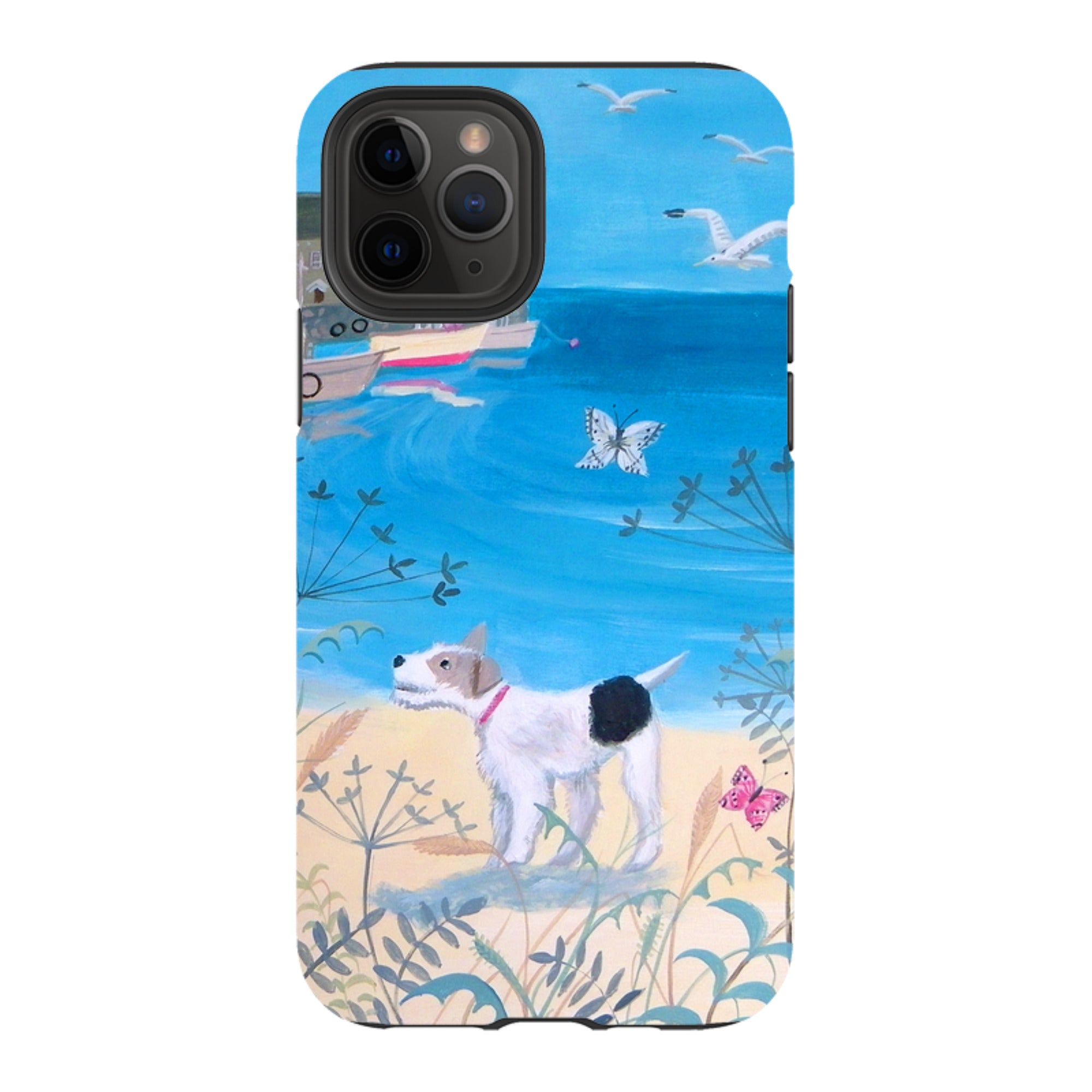 iPhone Tough Case - Seaside Dog By Mary Stubberfield