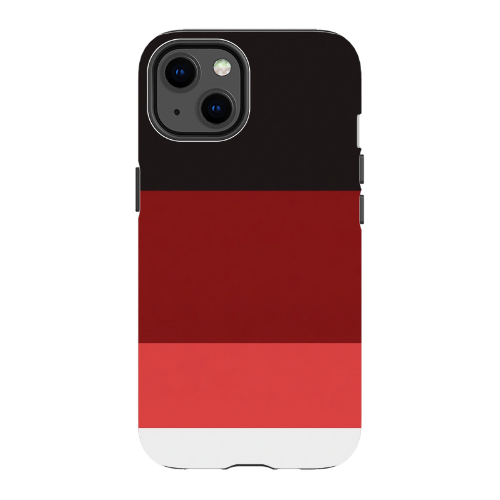 iPhone Tough Case - Crimson and Black Gradient