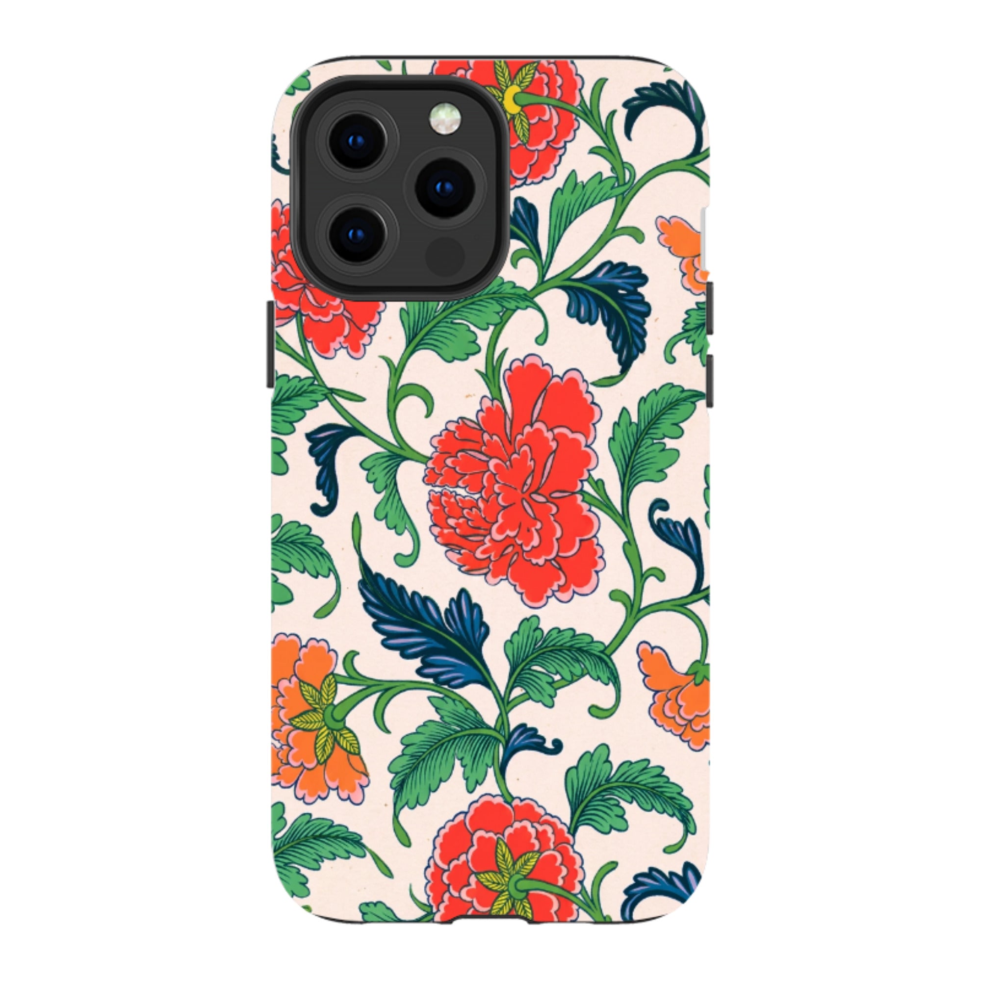 iPhone Tough Case - Vintage Peony Floral
