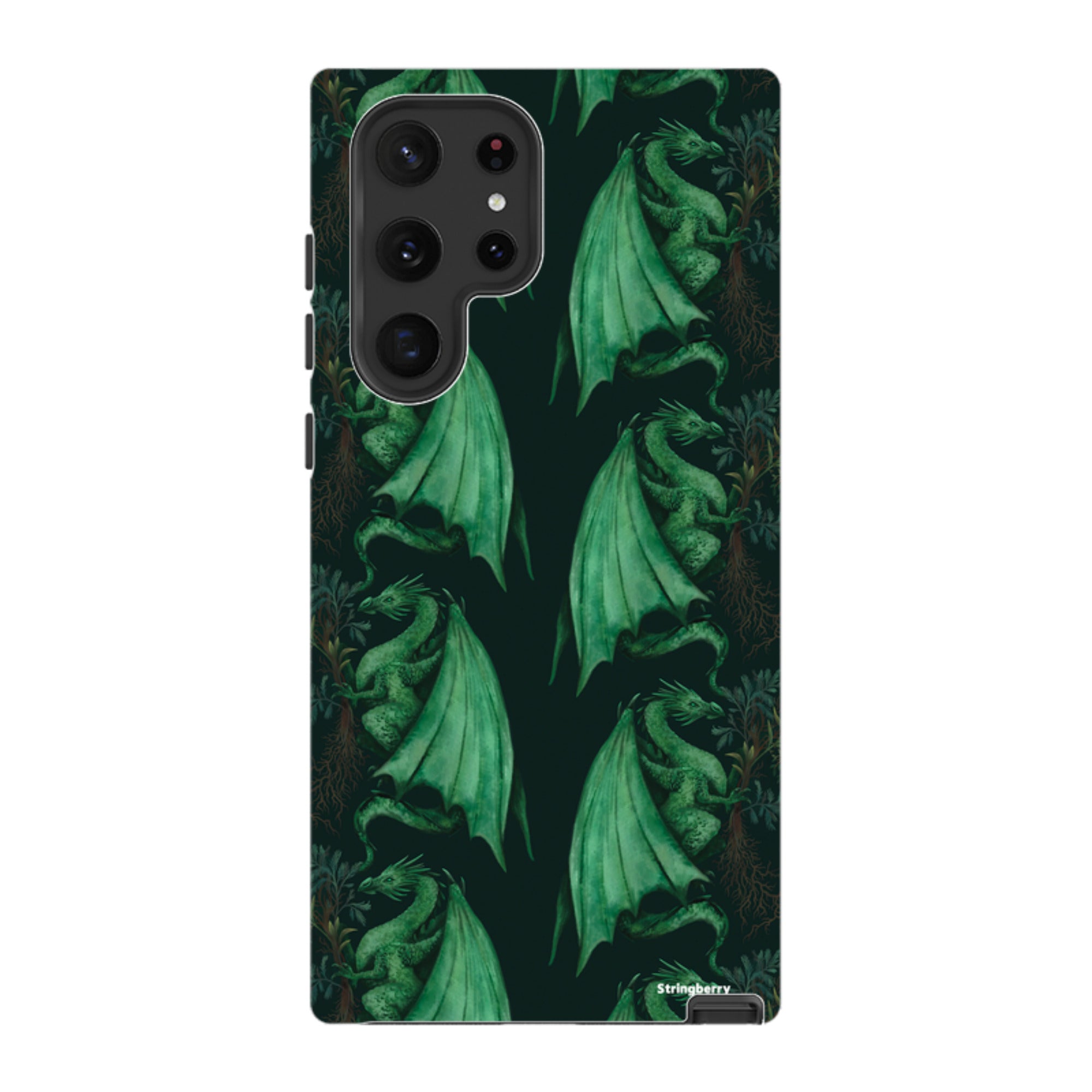 Samsung Tough Case - Arbor Dragon Pattern By Anna Stead