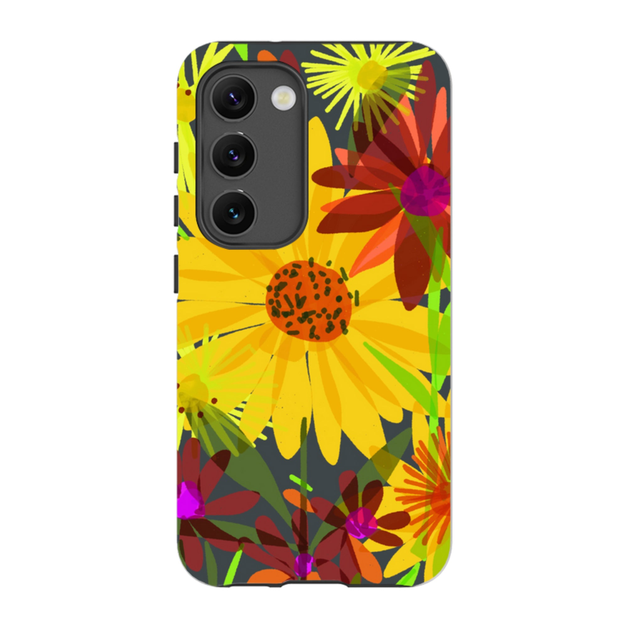 Samsung Tough Case - Sunflowers By Sarah Campbell