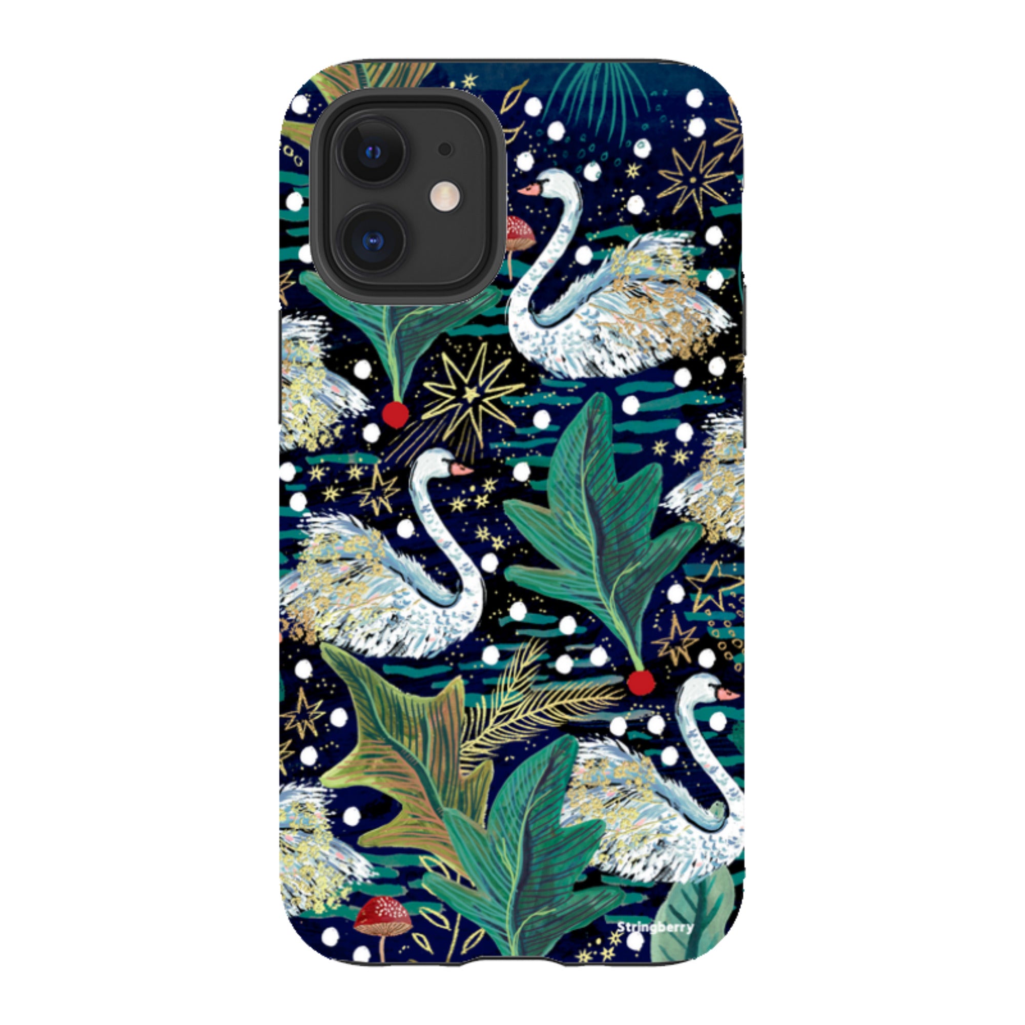iPhone Tough Case - Swan By Emma Frances Grant