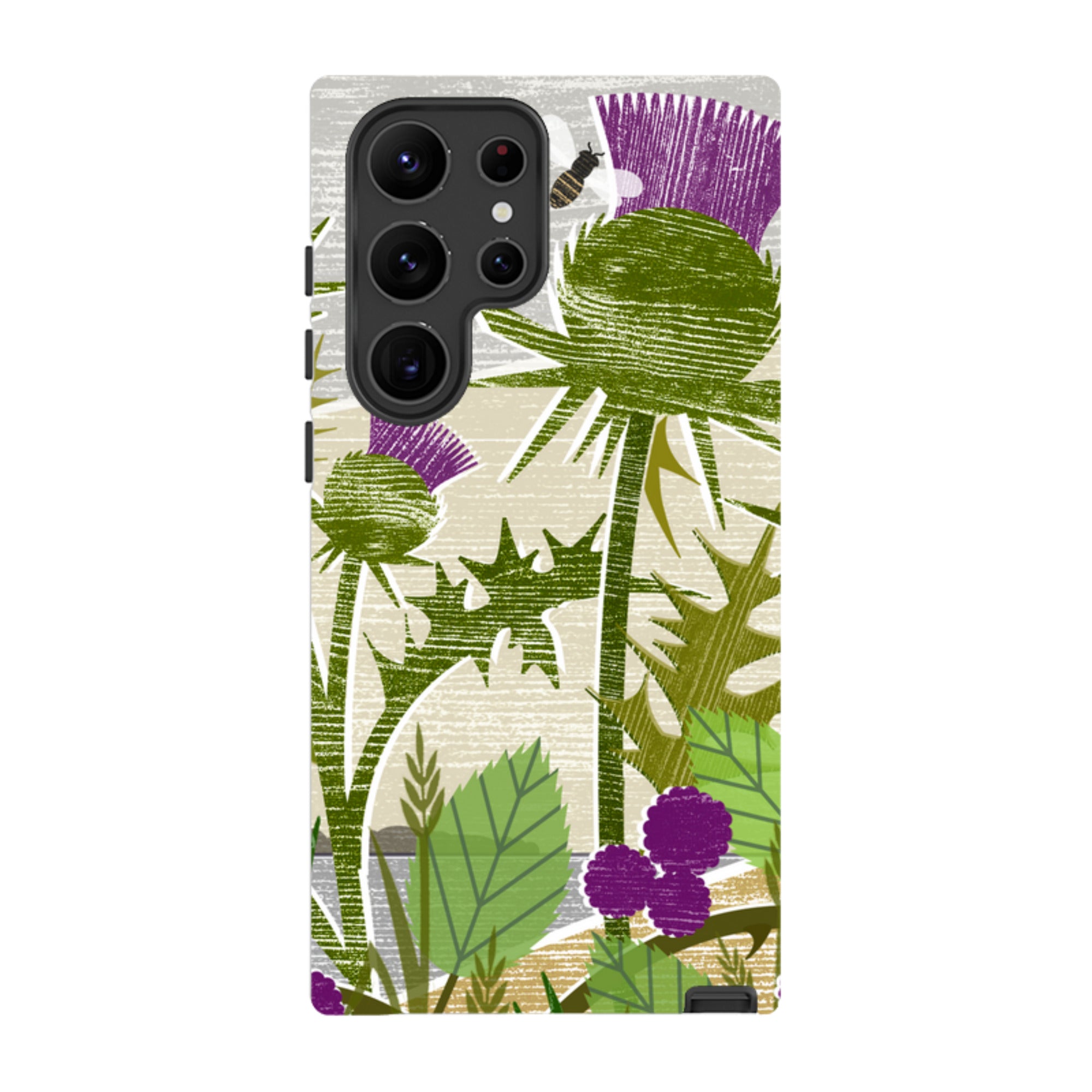 Samsung Tough Case - Purple Thistle By Liane Payne