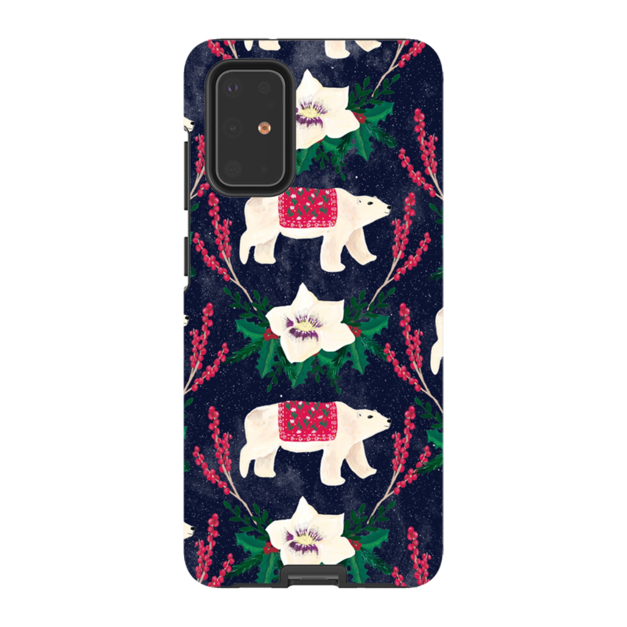 Samsung Tough Case - Midnight Polar Bears By Abby Jacobs
