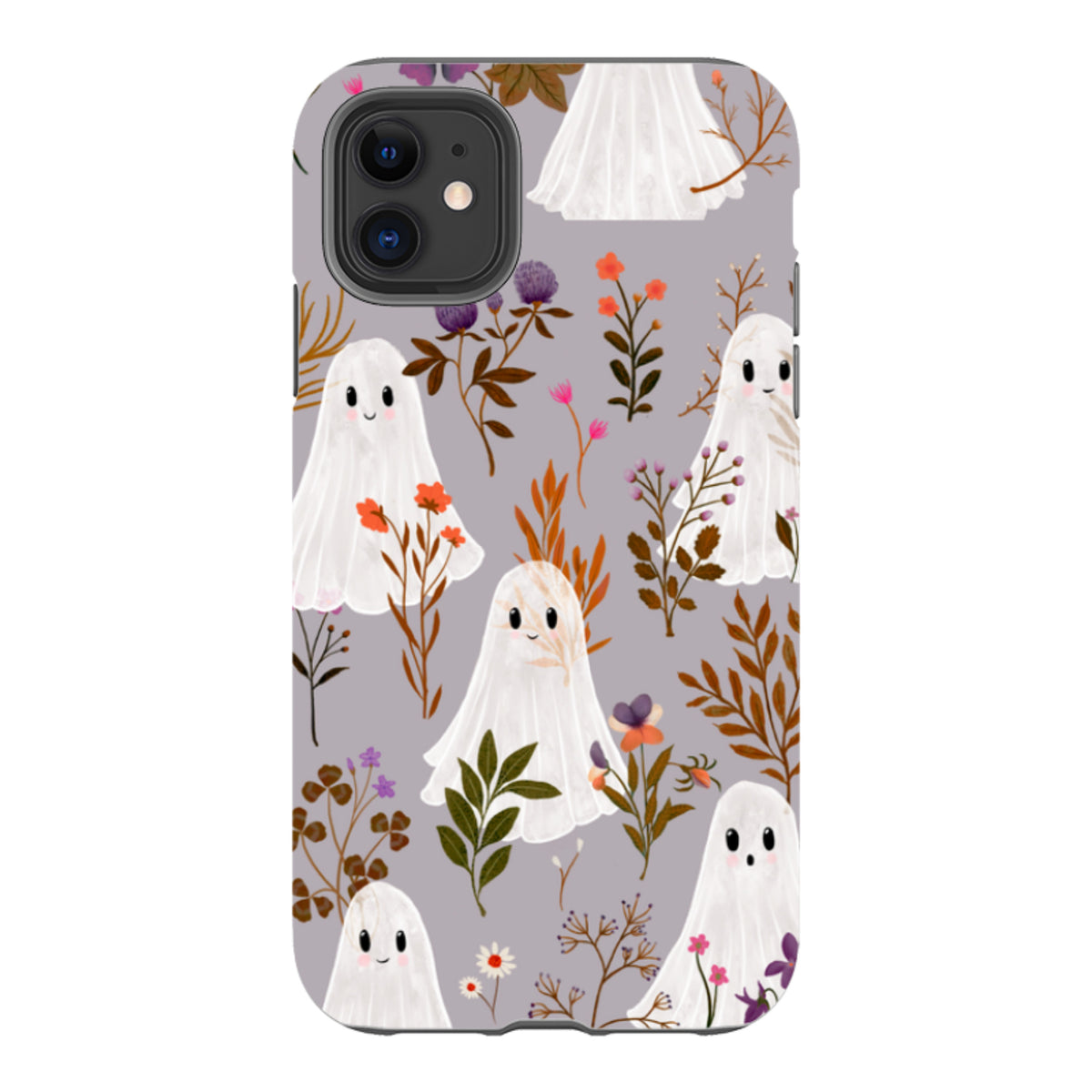 iPhone Tough Case - Ghost in the Garden - Mauve By Katherine Quinn