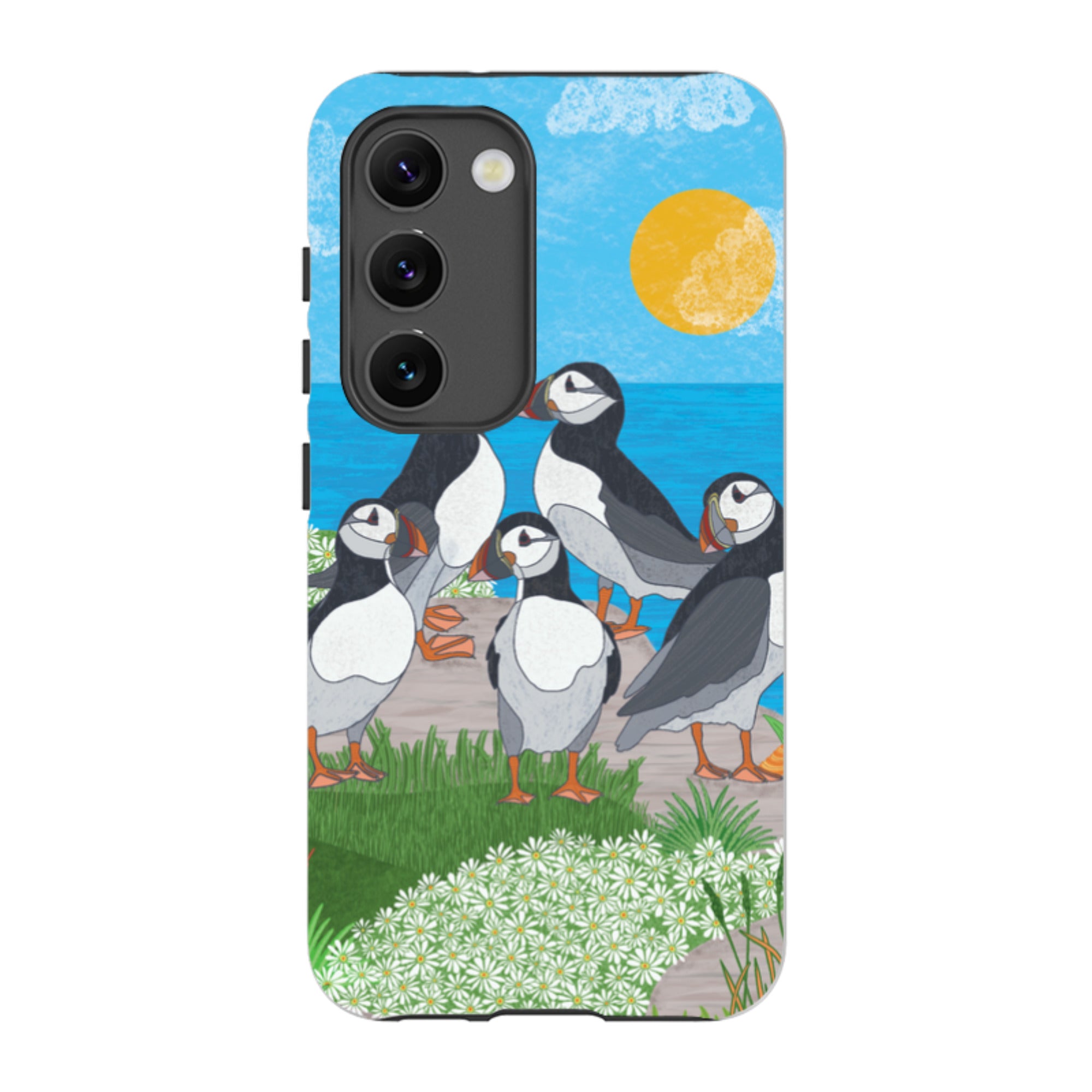 Samsung Tough Case - Puffins By Natalie Pedetti Prack