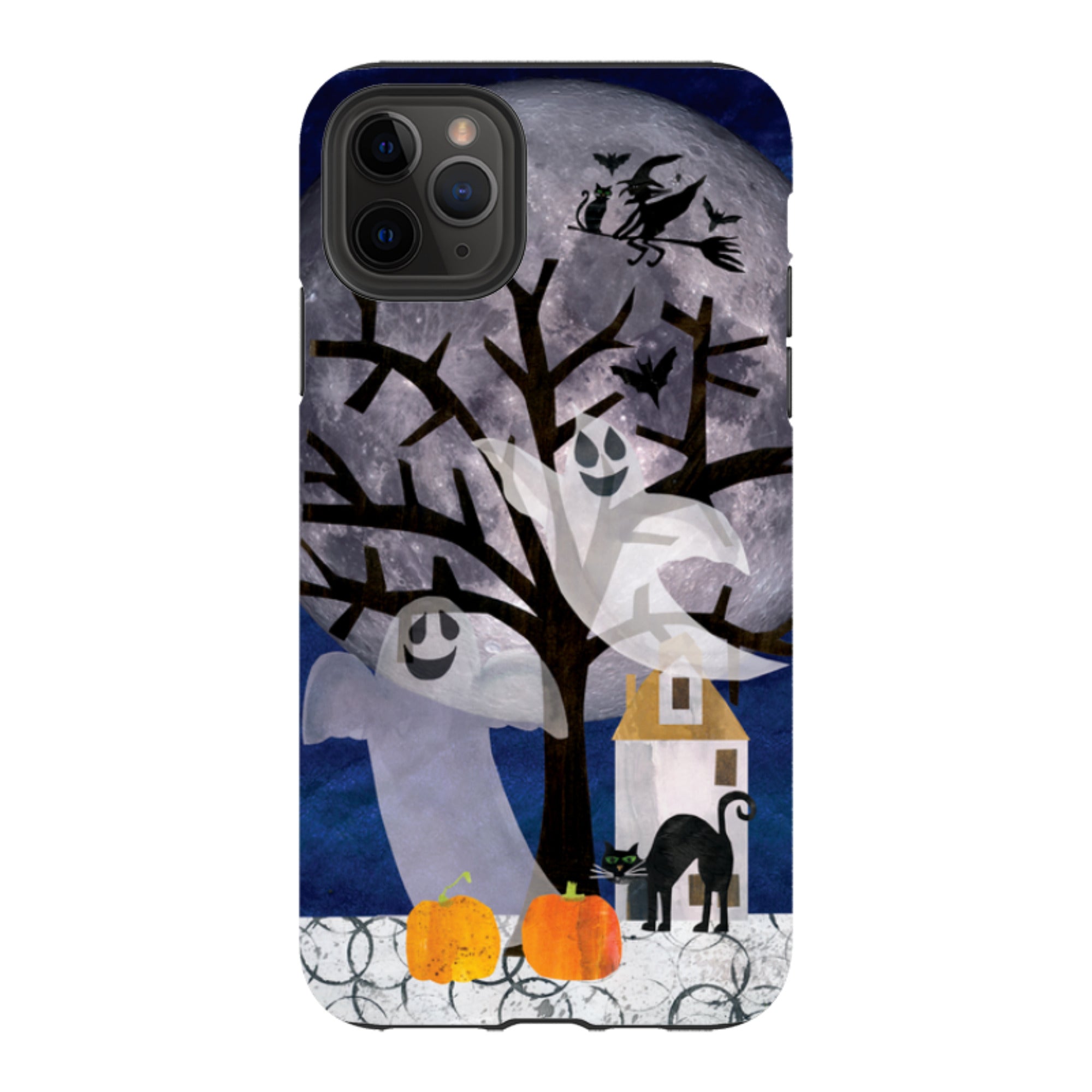 iPhone Tough Case - Halloween Moon By Tracey English