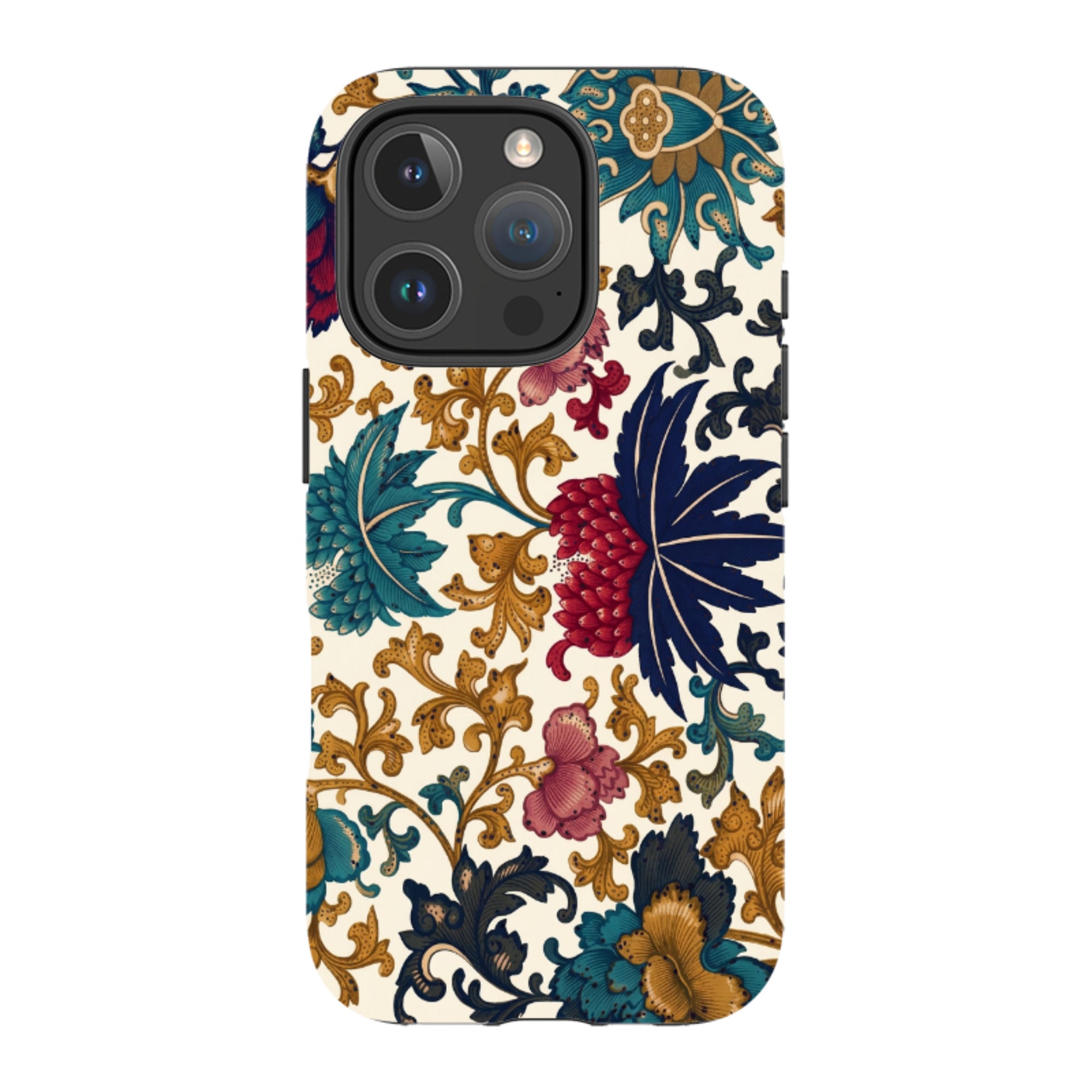 iPhone MagSafe Tough Case - Vintage Damask Floral