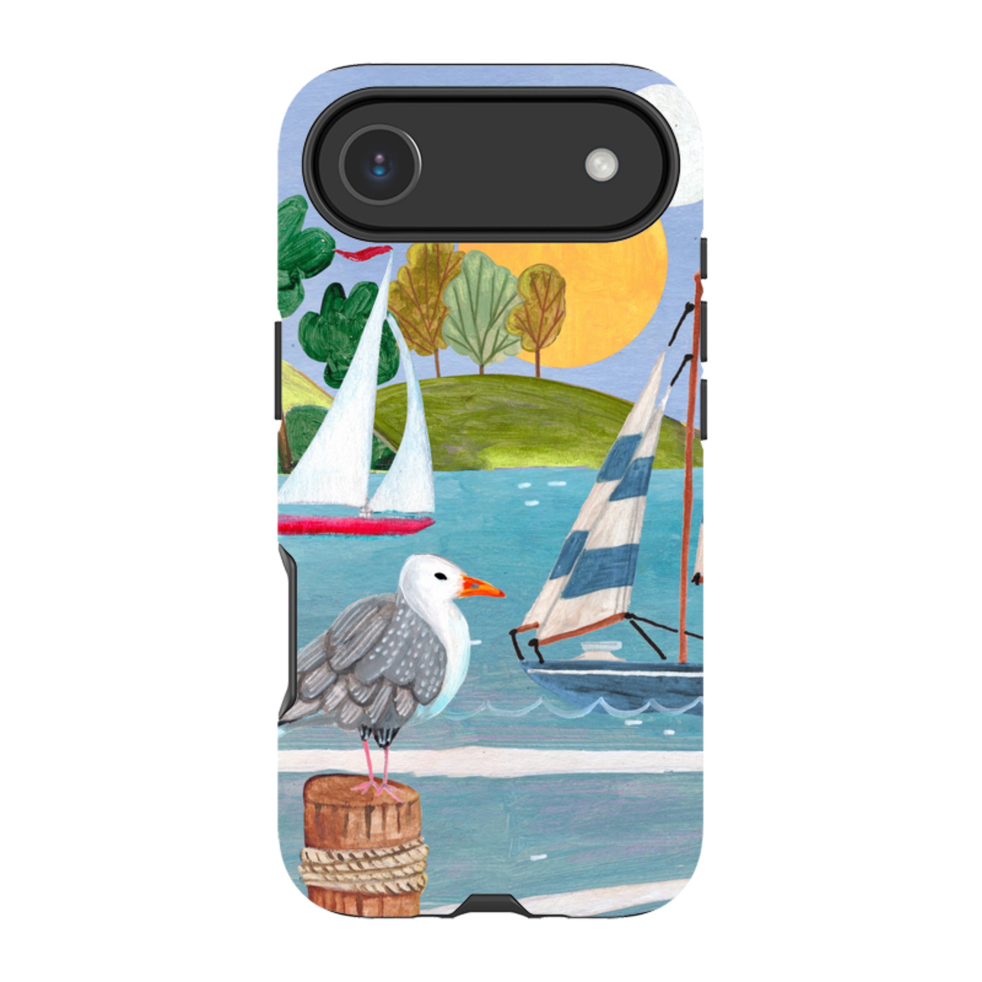 iPhone Tough Case - Sailing By Caroline Bonne Muller
