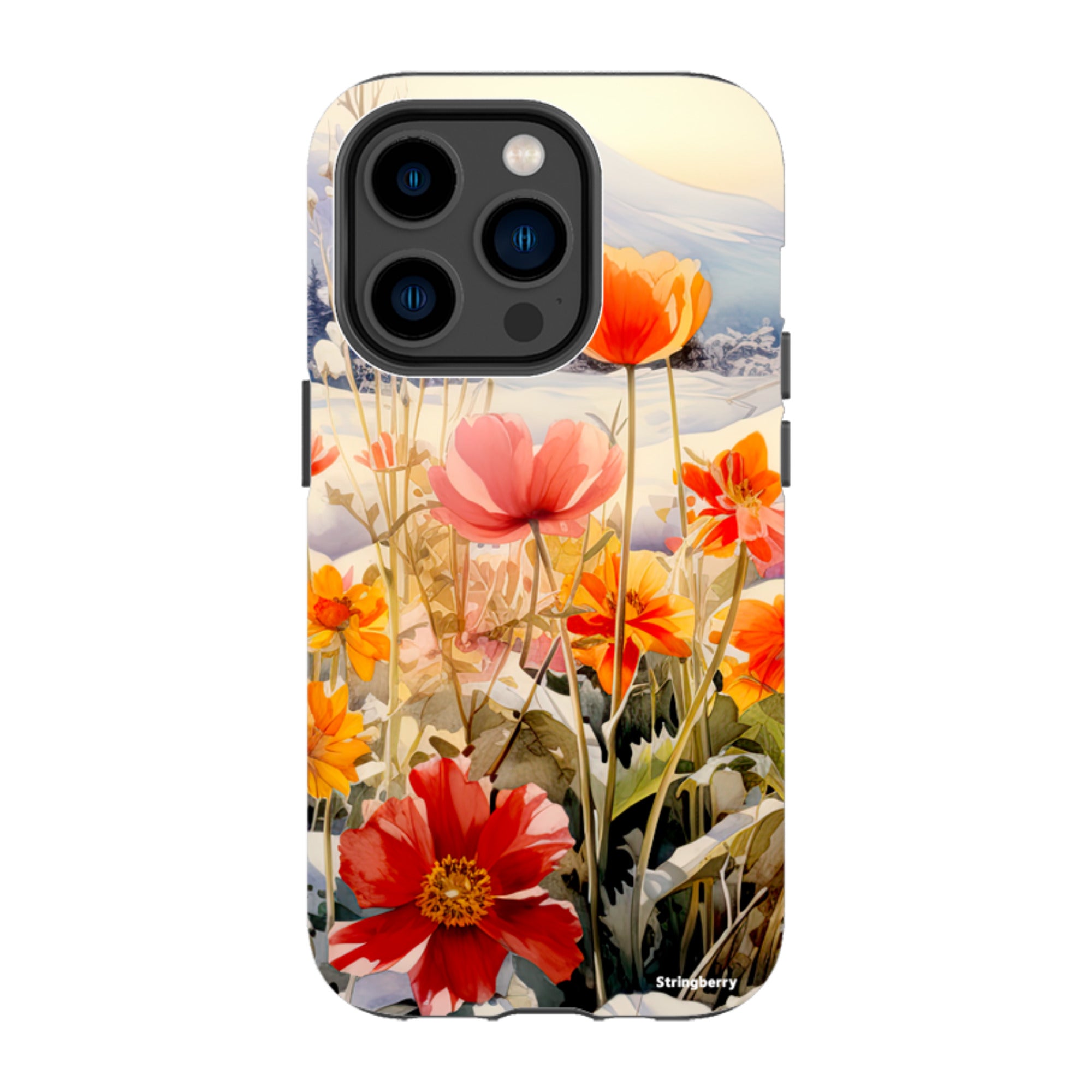 iPhone MagSafe Tough Case -  Winter Wild Flowers II