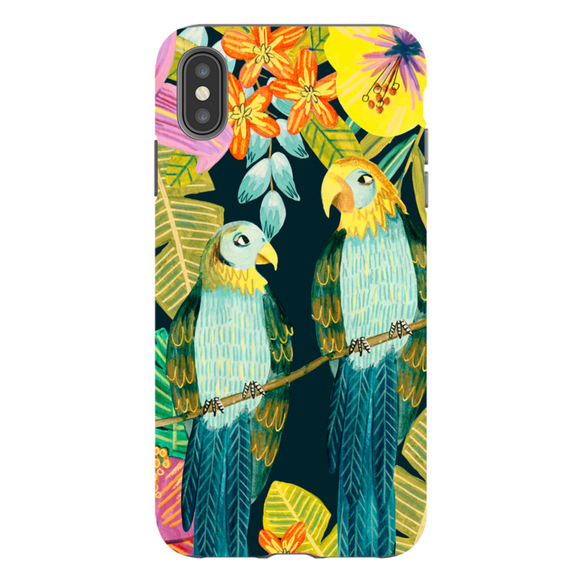 iPhone Tough Case - Papegaai By Caroline Bonne Muller