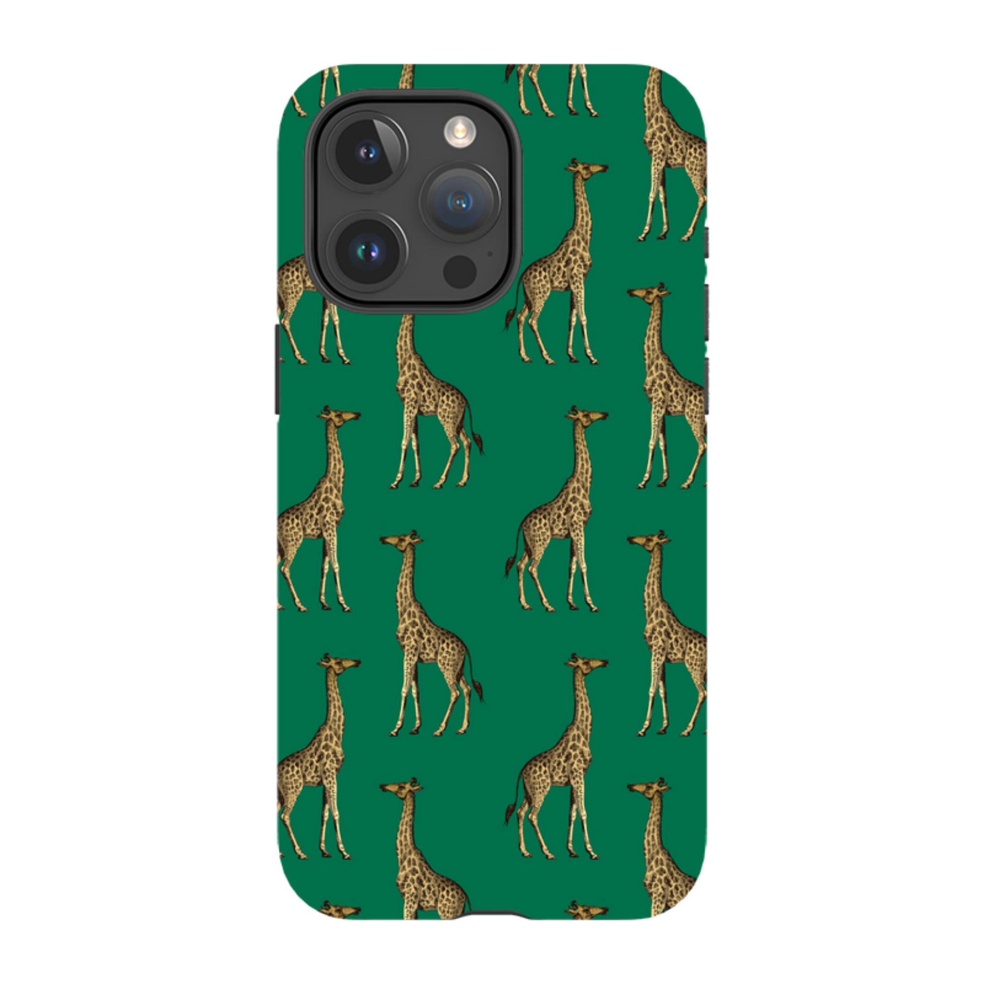 iPhone Tough Case - Green Giraffe