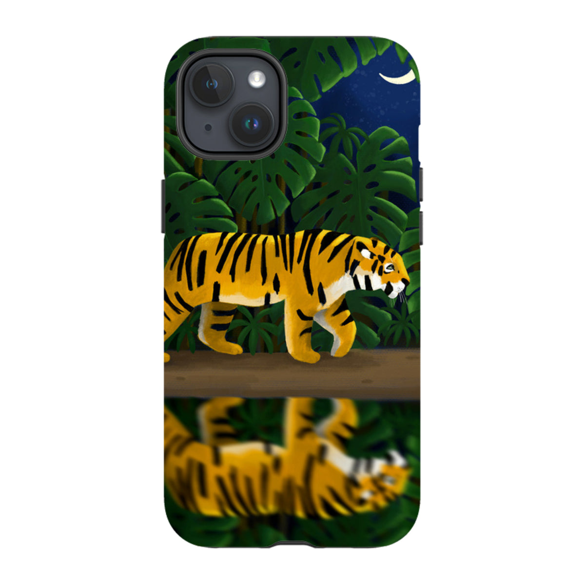 iPhone Tough Case - Tiger Night By Bex Parkin