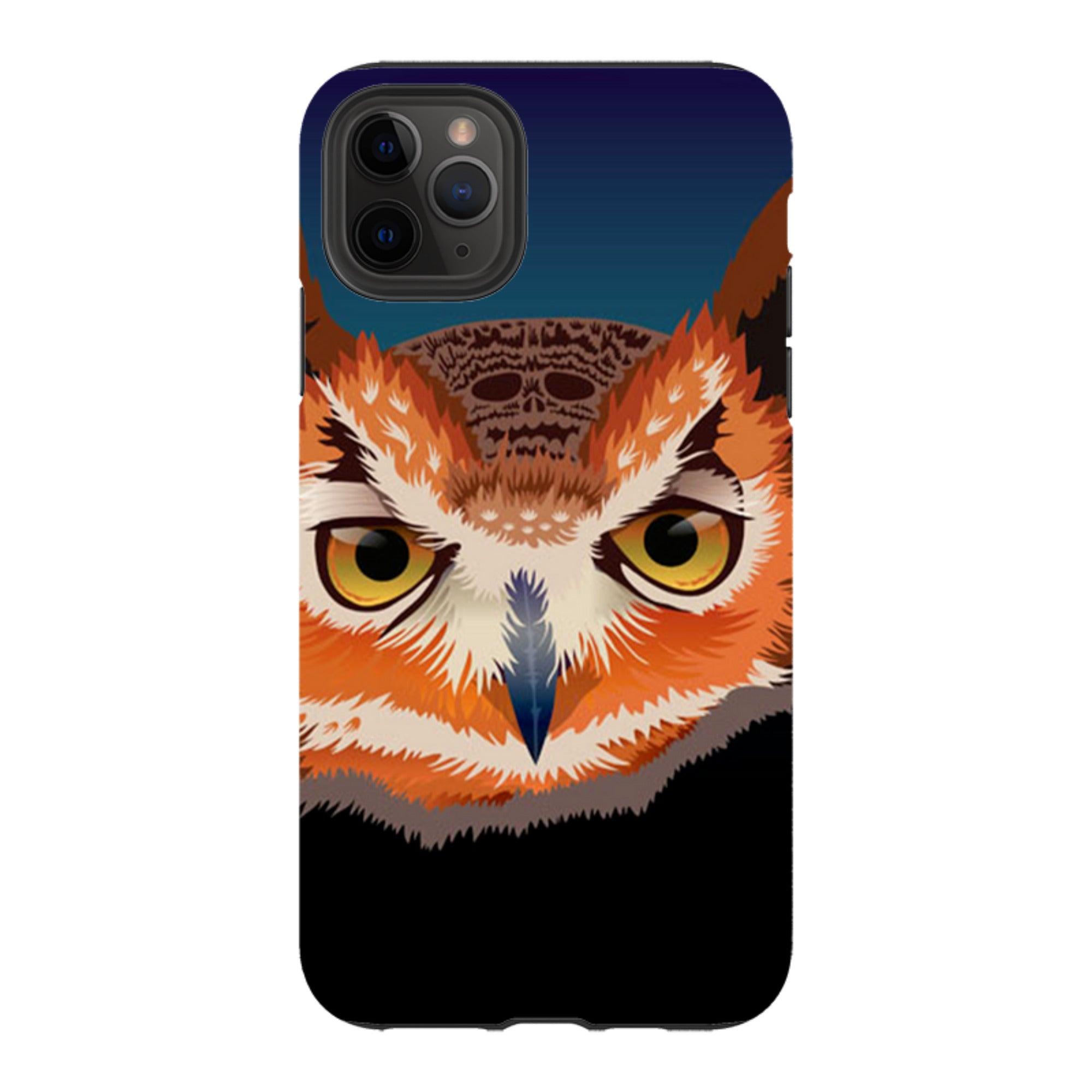 iPhone Tough Case - Owl By Mia Underwood