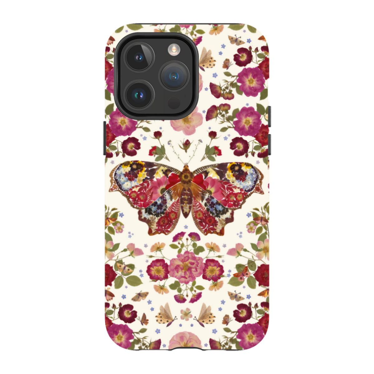iPhone MagSafe Tough Case - Ivory Butterfly By Helen Ahpornsiri