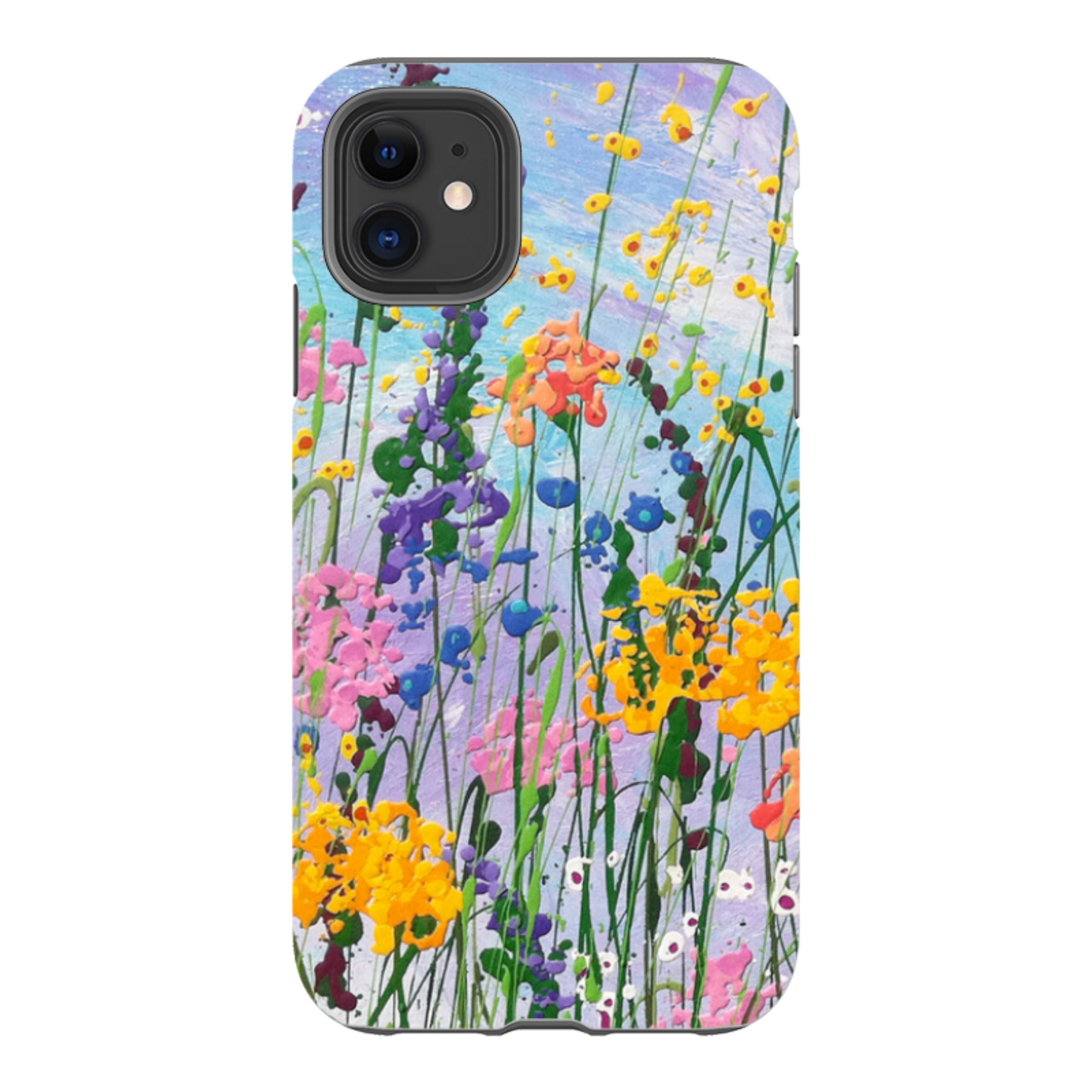 iPhone Tough Case - Wildflowers At Play By Linda Calvert Jacobson