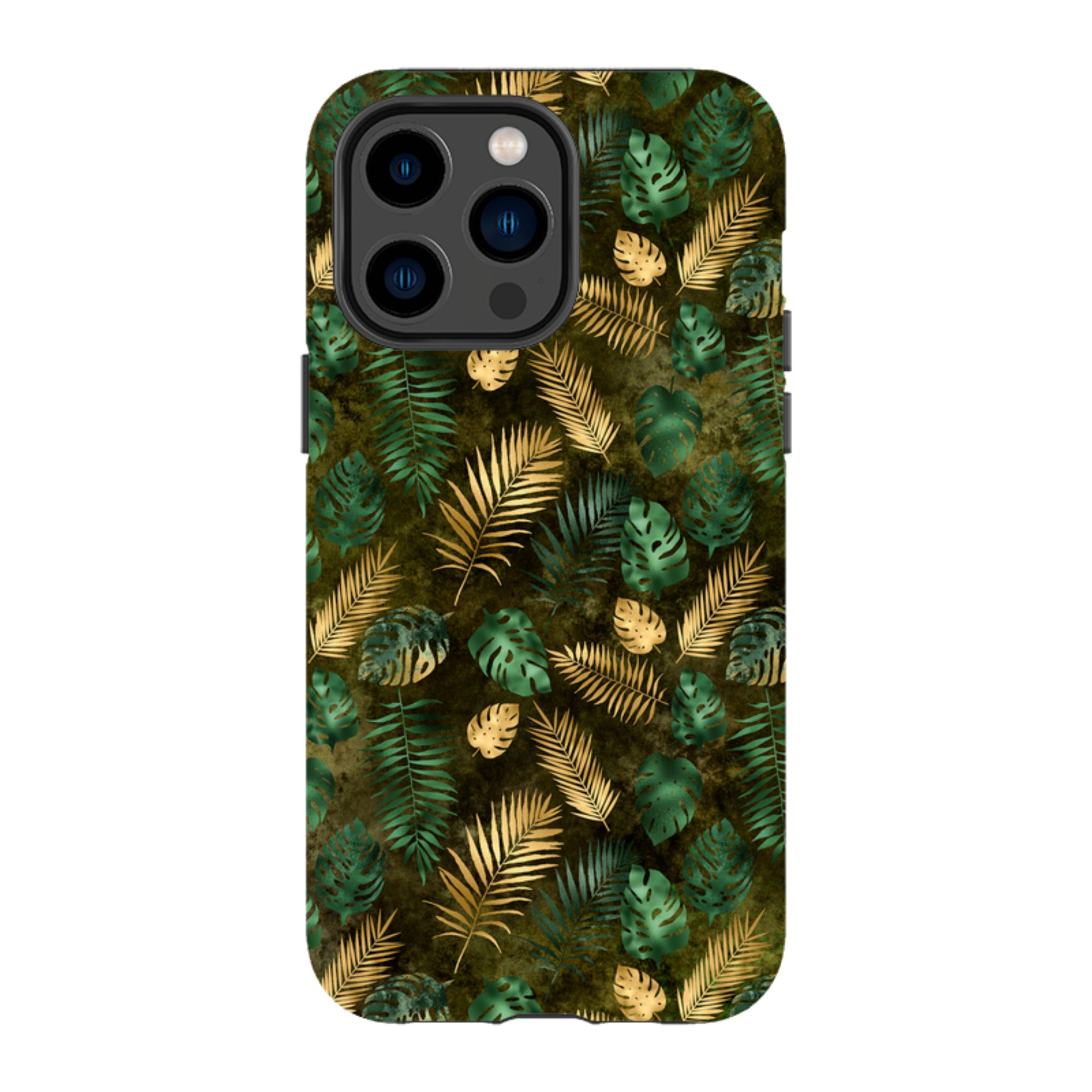 iPhone Tough Case - Feather Greens
