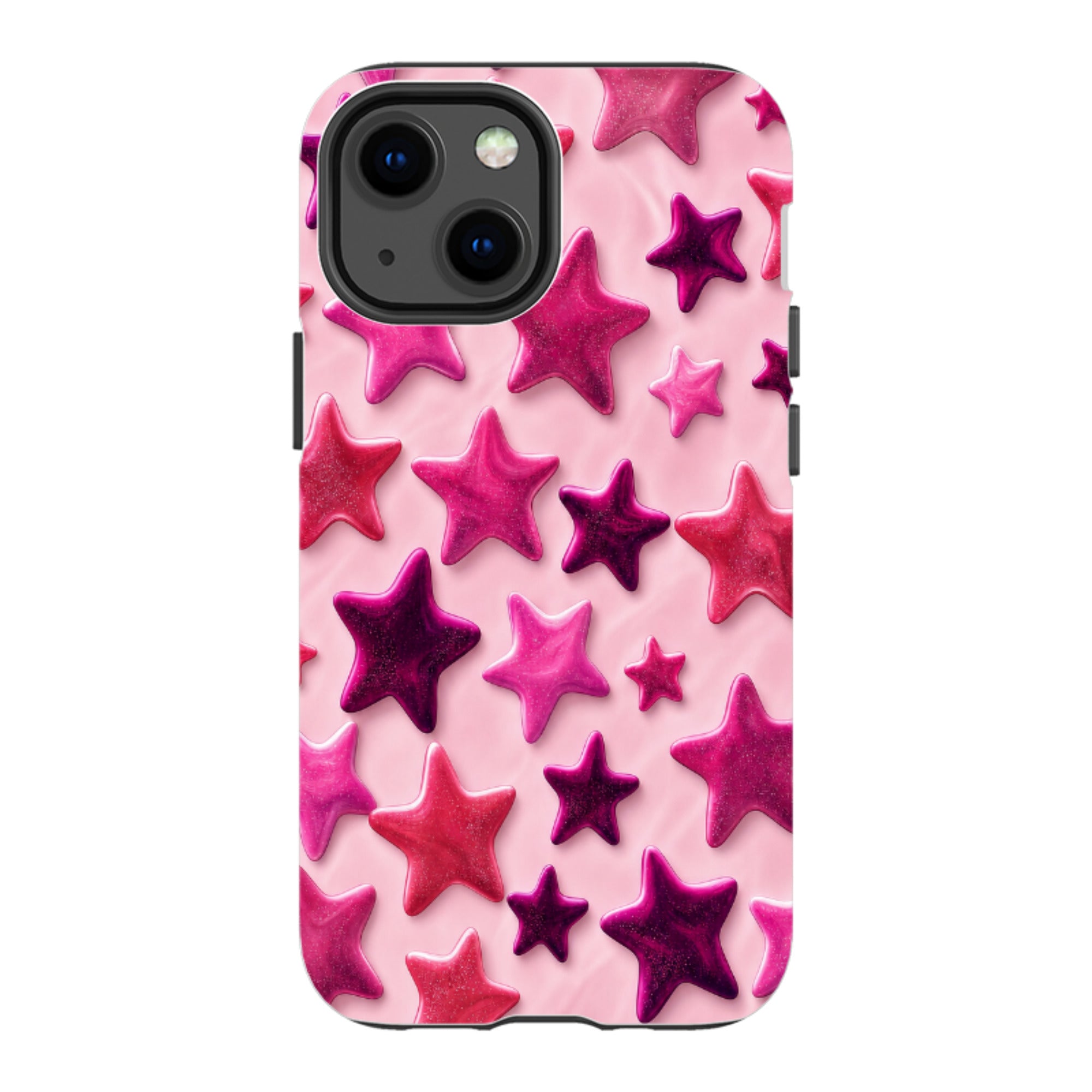 iPhone Tough Case - Fuchsia Star