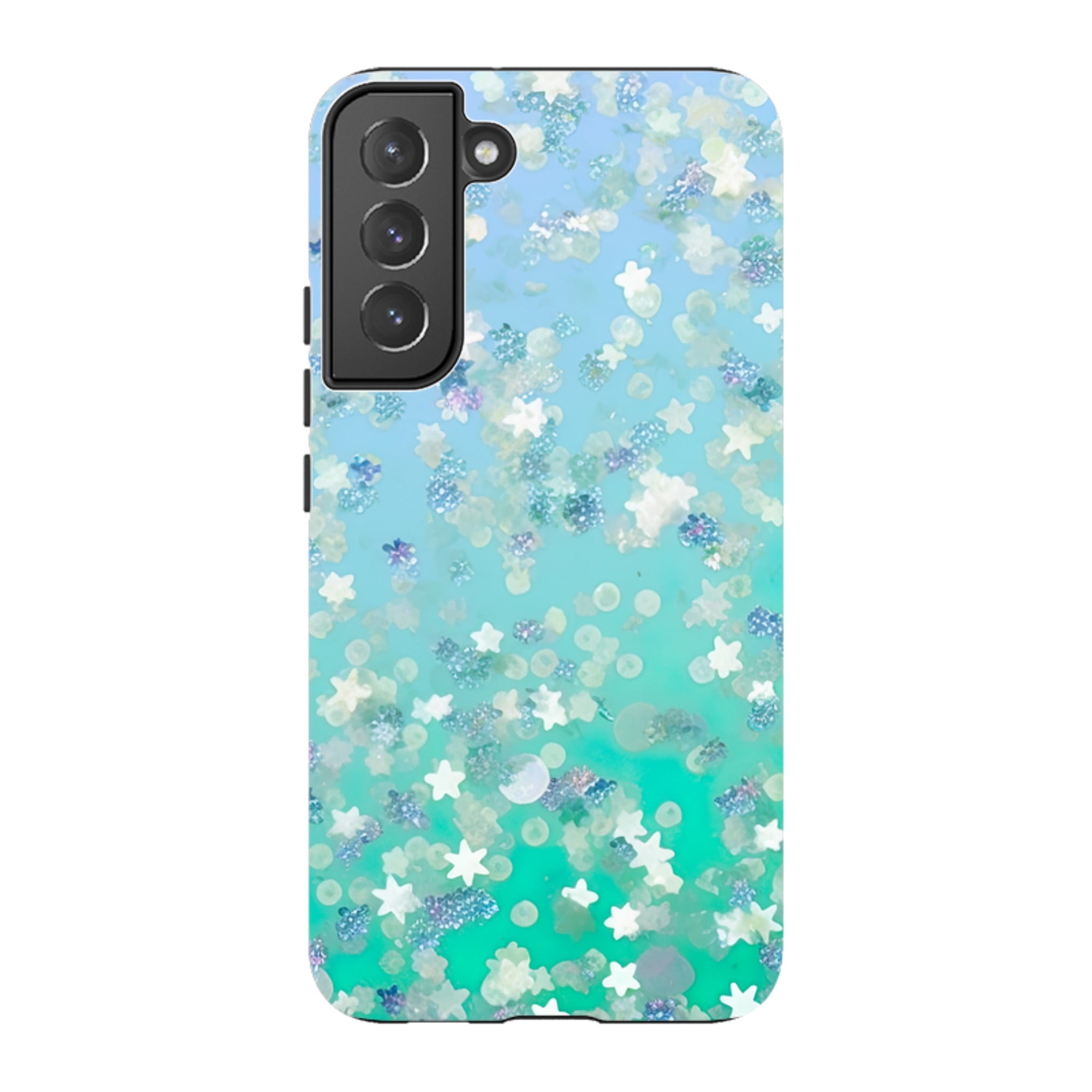 Samsung Tough Case - Green Stars