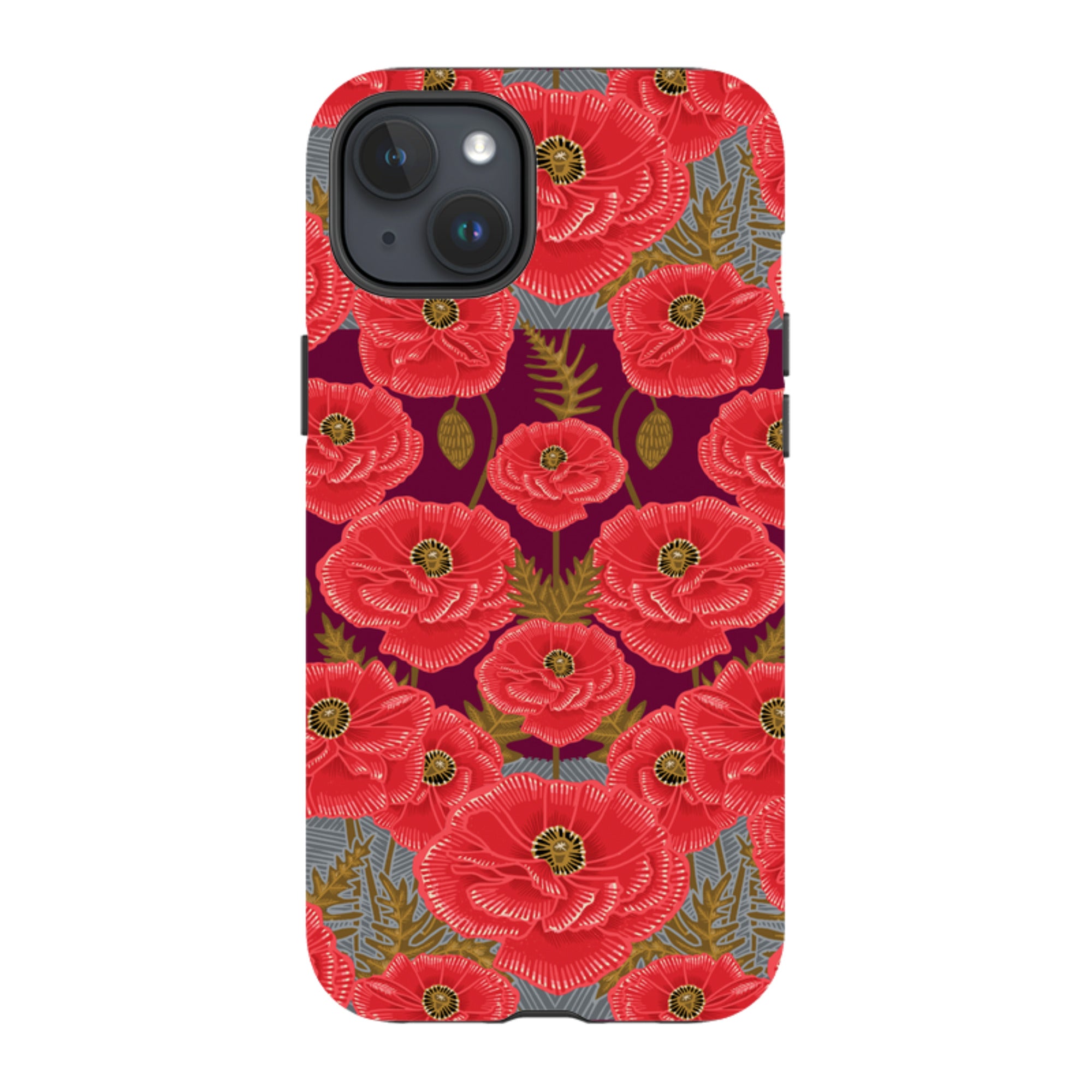 iPhone Case - Poppy Red By Kate Heiss