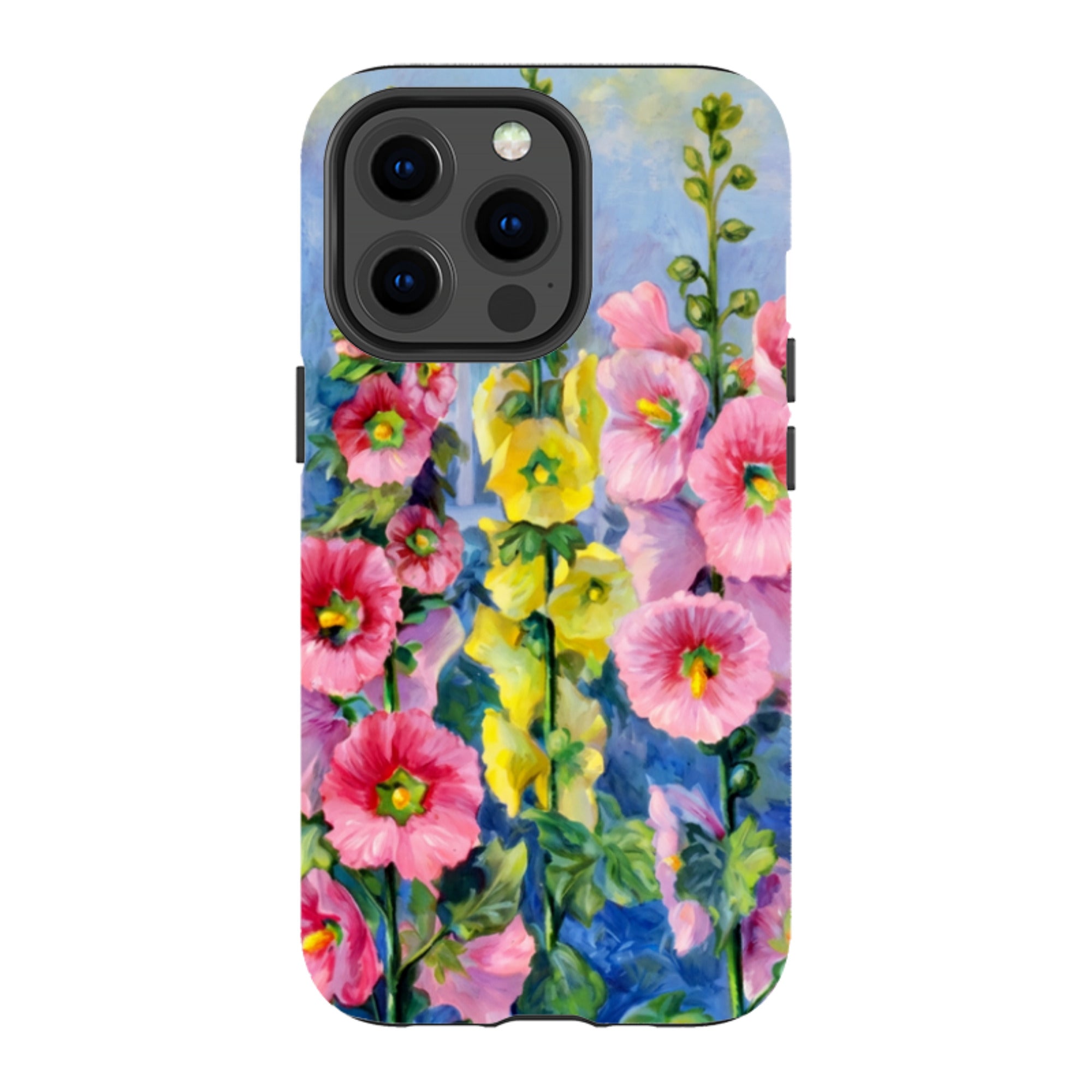 iPhone MagSafe Tough Case - Hollyhock Garden