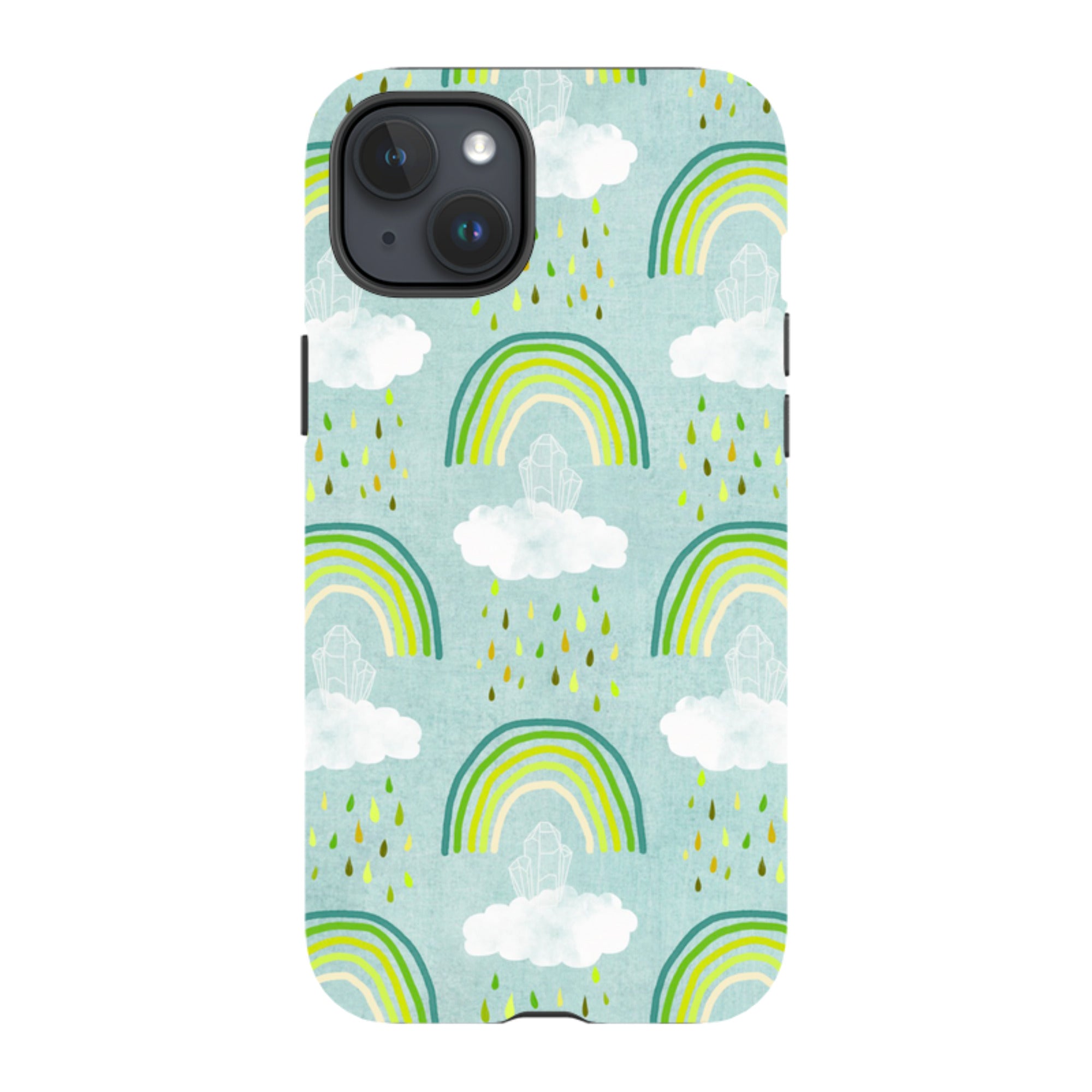 iPhone Tough Case - Rainbows And Crystals By Katherine Quinn