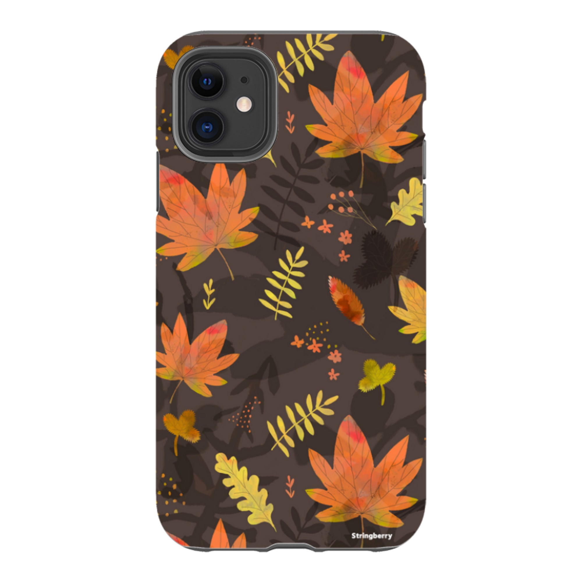 iPhone Tough Case - Autumn Leaves Yellow