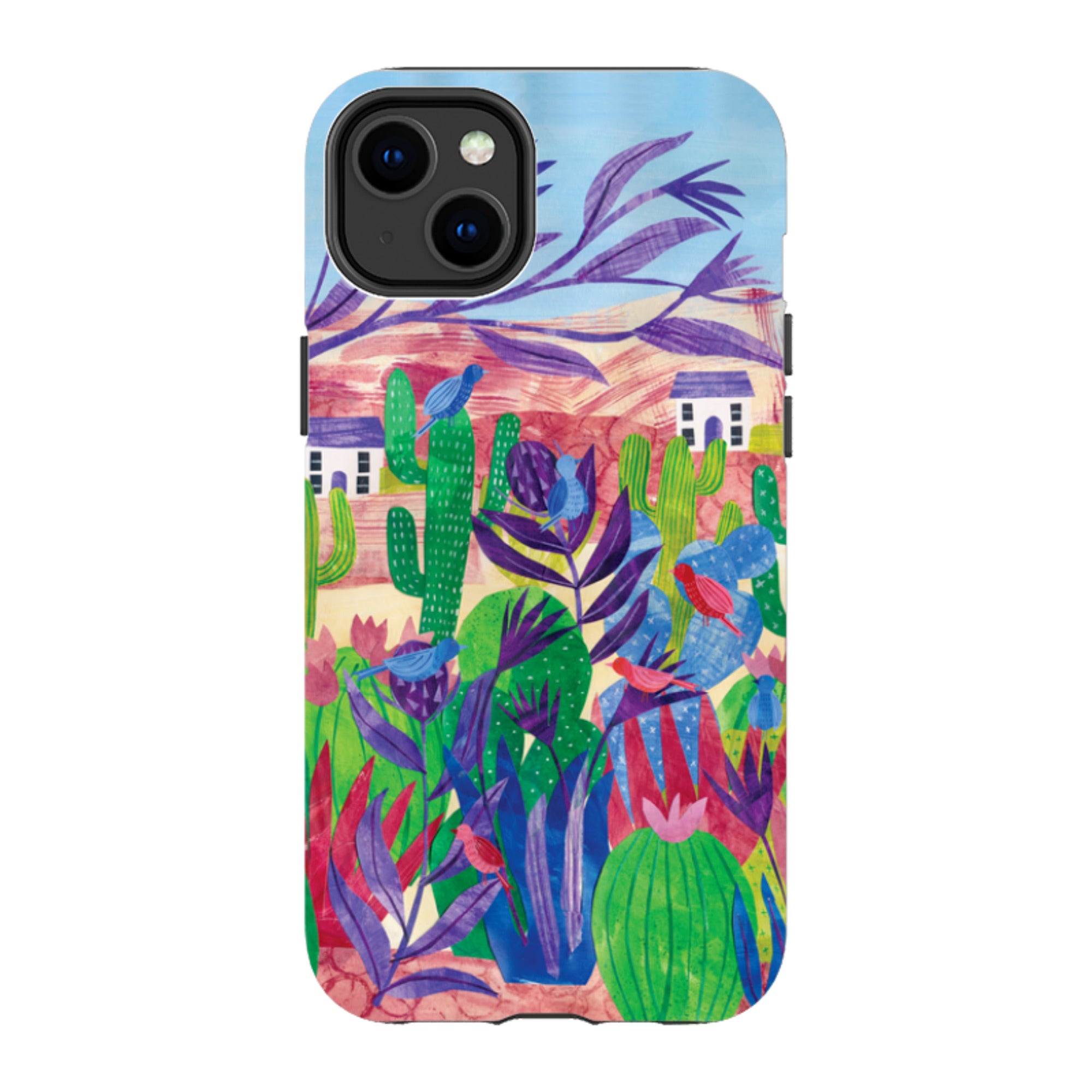 iPhone MagSafe Tough Case - Desert Cactus By Tracey English