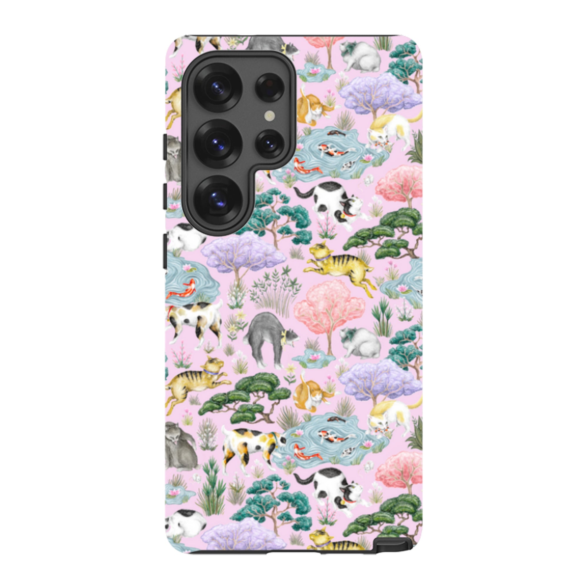 Samsung Tough  Case - Cat Garden By Catherine Rowe