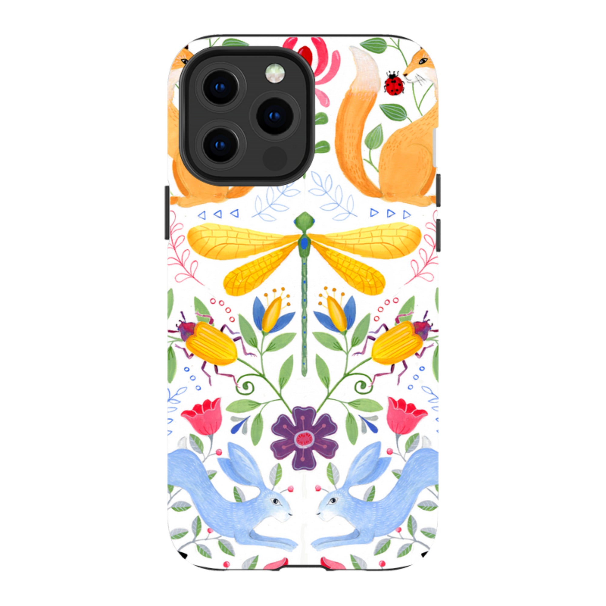iPhone Tough Case - Folk Garden By Bex Parkin