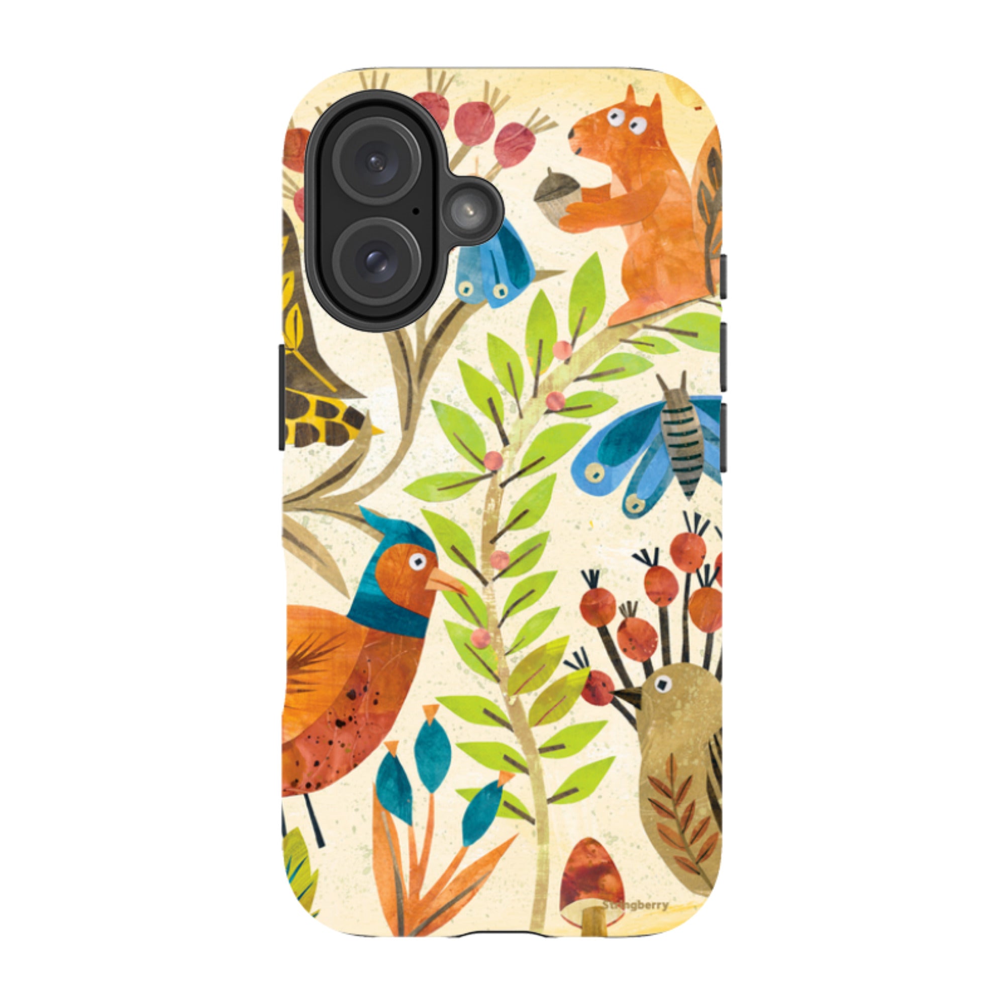 iPhone Tough Case - Woodland Friends By Tracey English