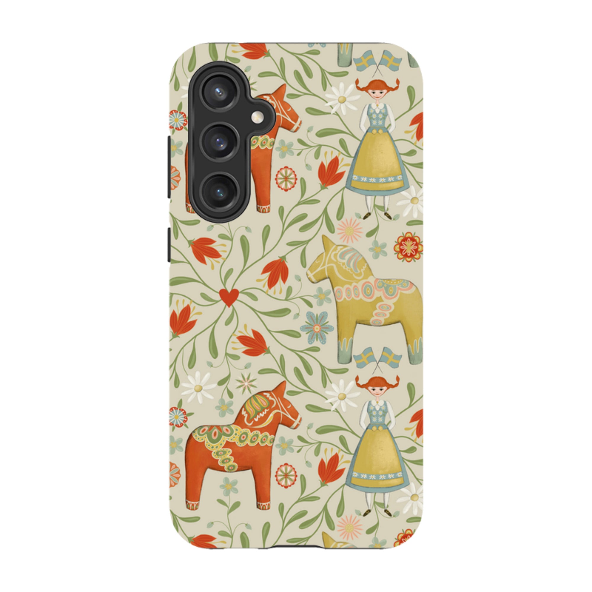 Samsung Tough  Case - Dala Horse By Maja Lindberg