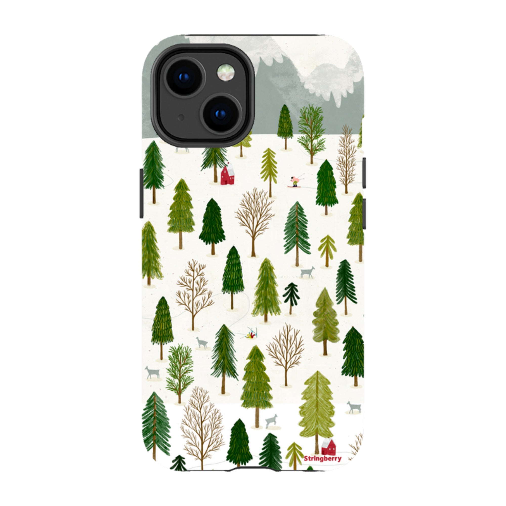 iPhone Tough Case - Winter Landscape III By Katherine Quinn
