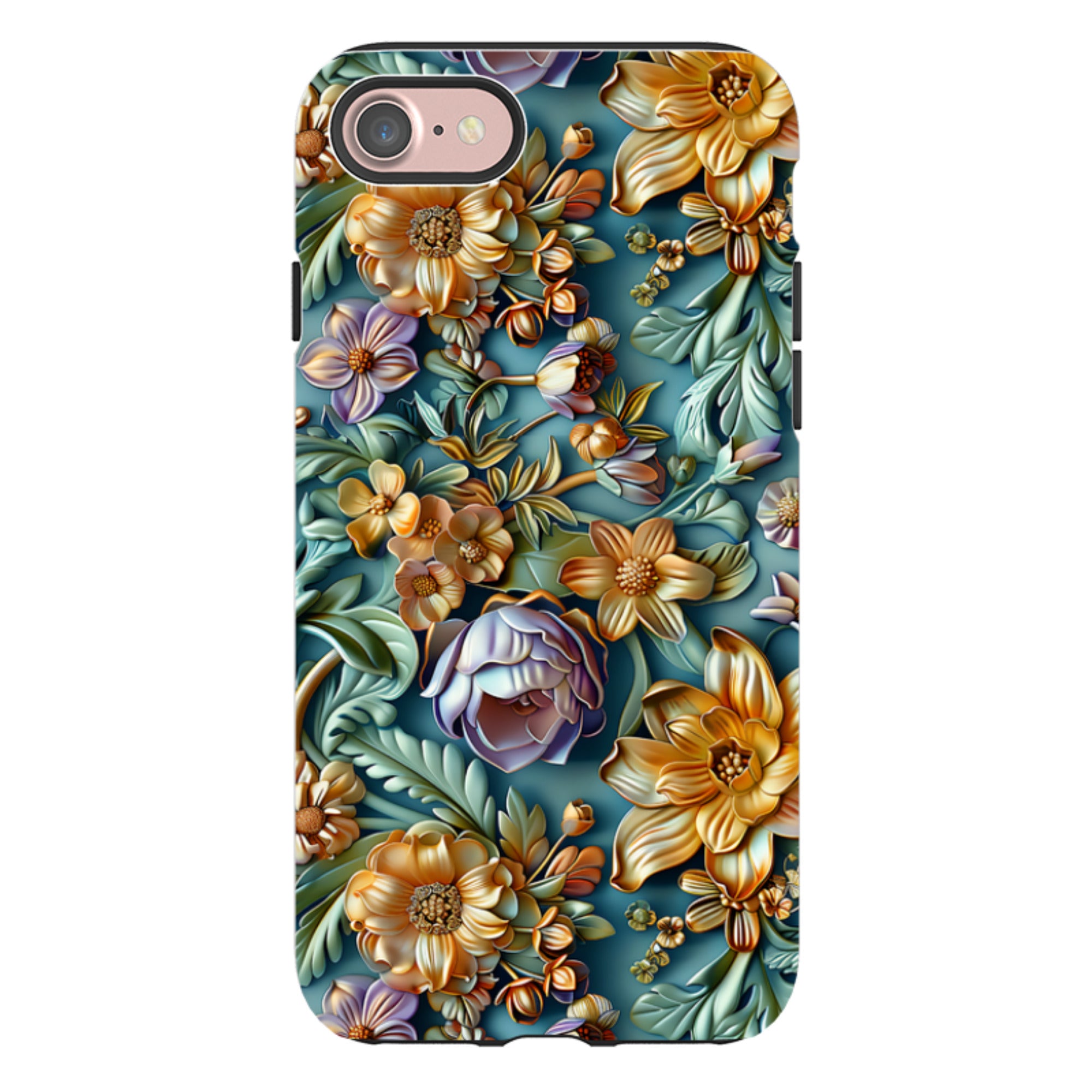 iPhone Tough Case -Sage Floral