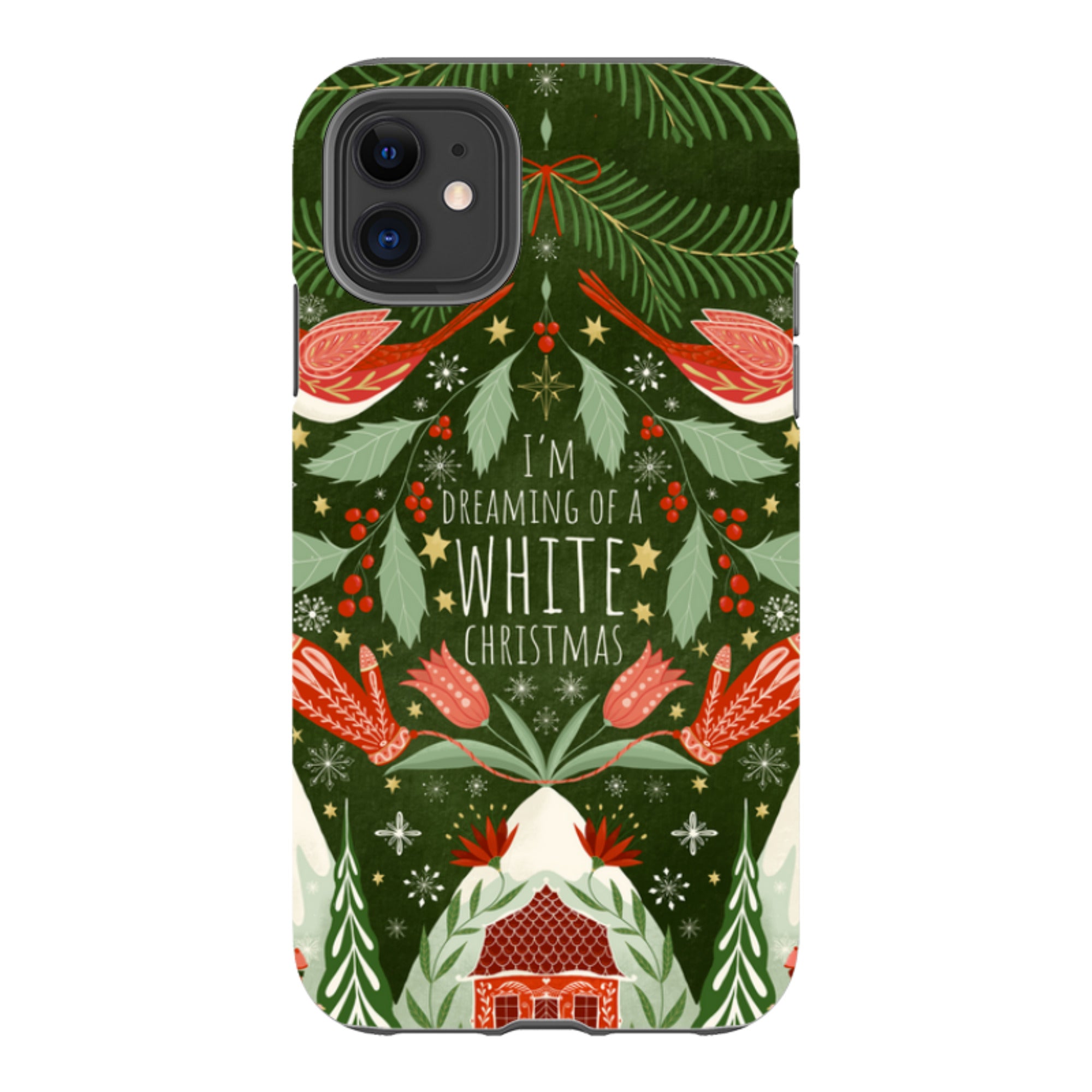 iPhone Tough Case - I'm Dreaming Of a White Christmas By Maja Lindberg