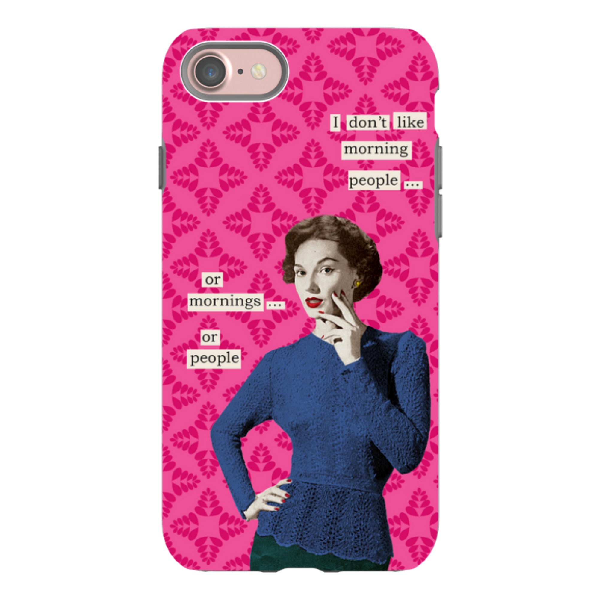 iPhone Tough Case - Morning Person By Clare Jordan