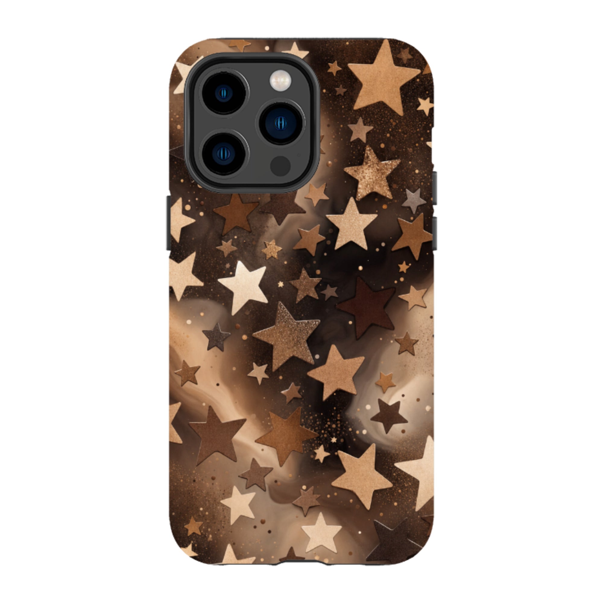 iPhone Tough Case - Bronze Galaxy Star